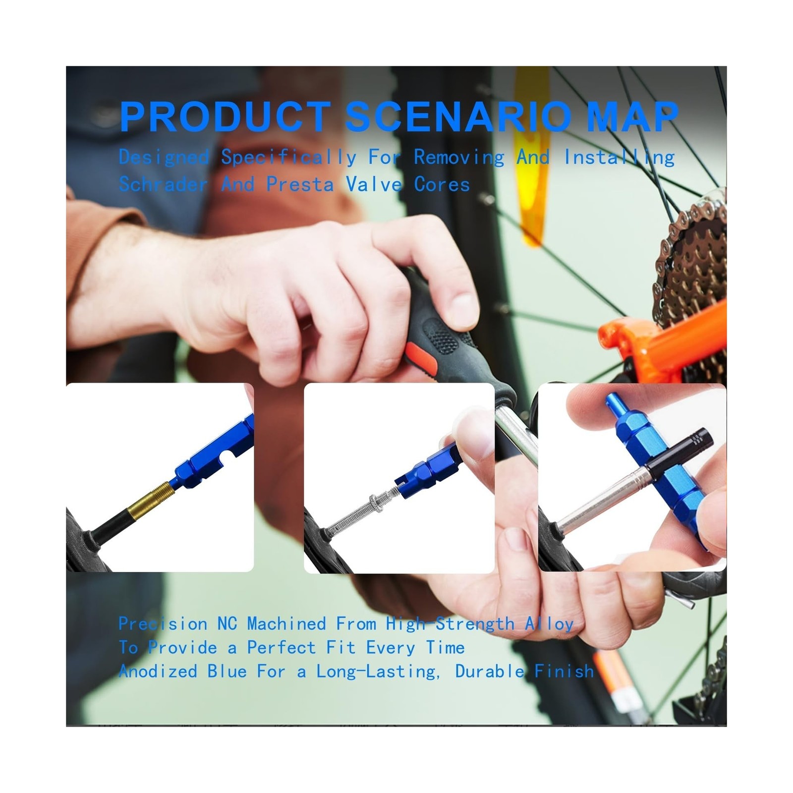 Stem Removal Tool, Spool Removal and Installation Tool, Four-Way Valve Tool, ...