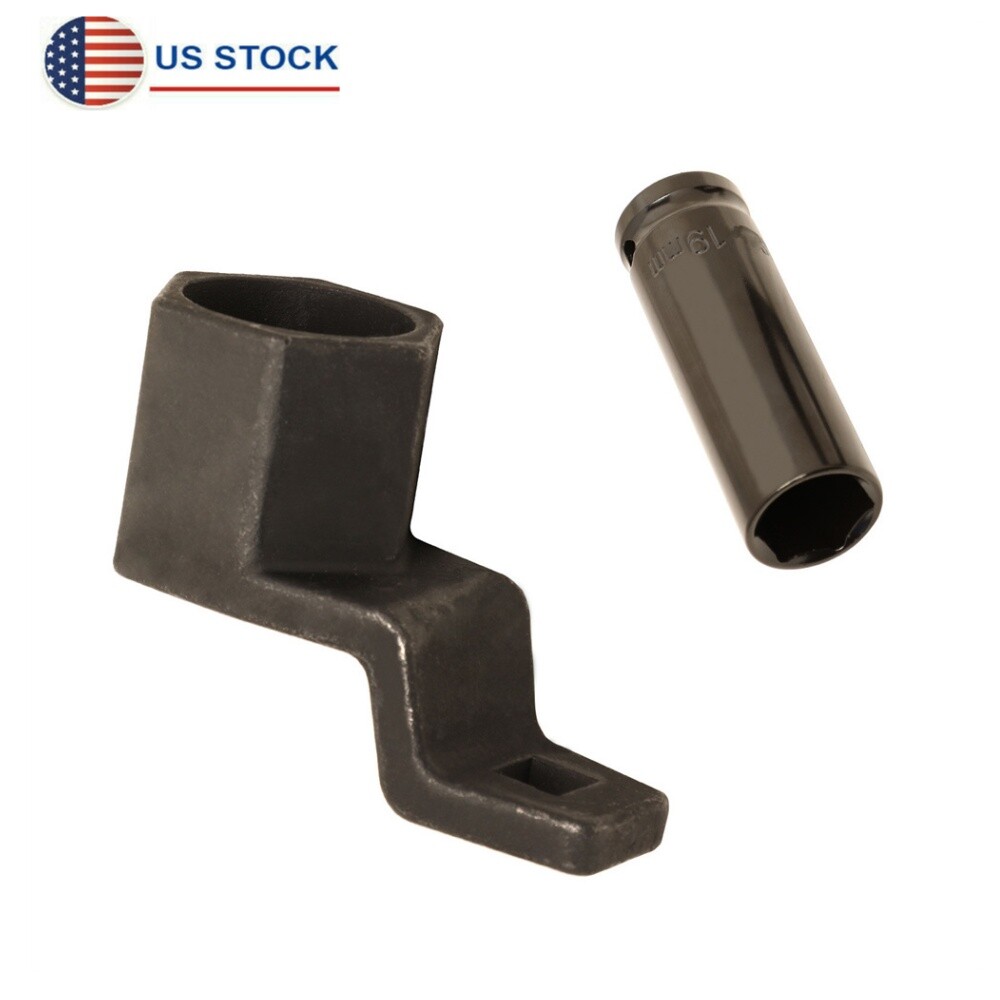 New For Honda 50mm Crankshaft Pulley Wrench Holder&19mm Harmonic Balancer Socket