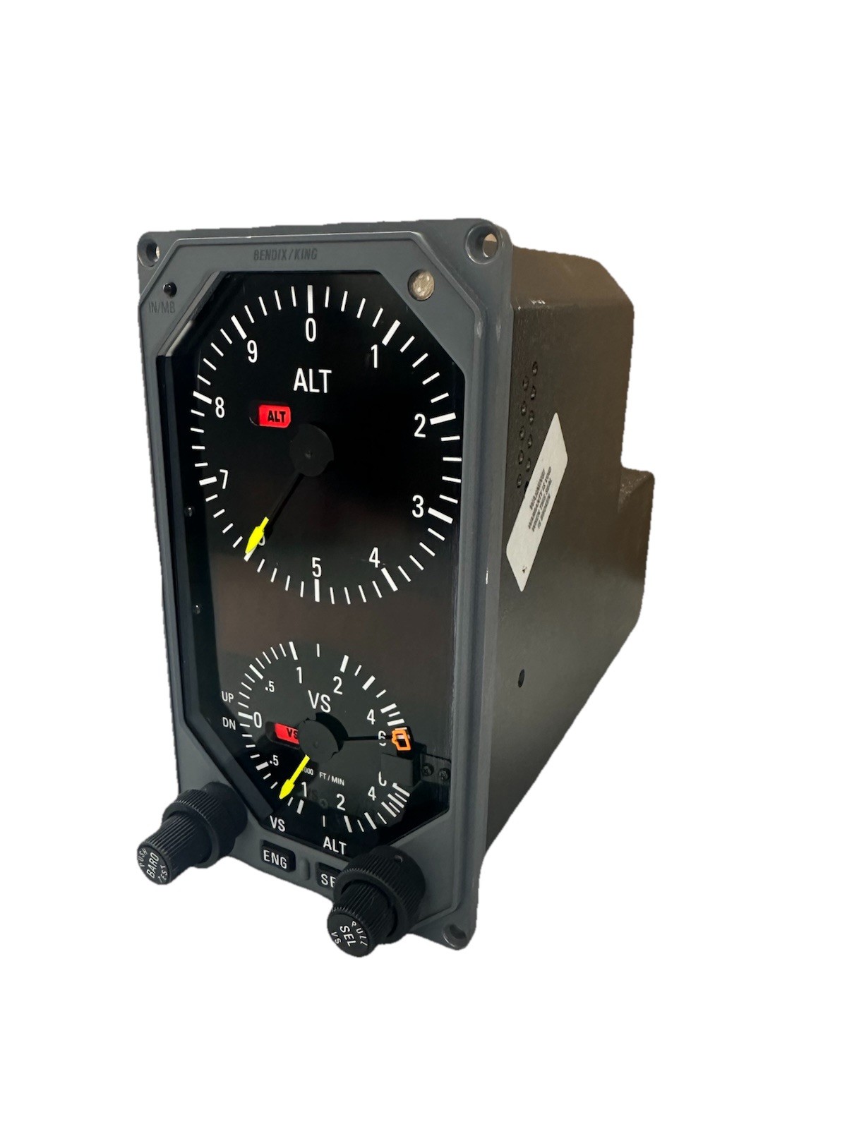 Bendix King KAV-485 Altitude Vertical Speed Indicator P/N 066-3077-38 Honeywell