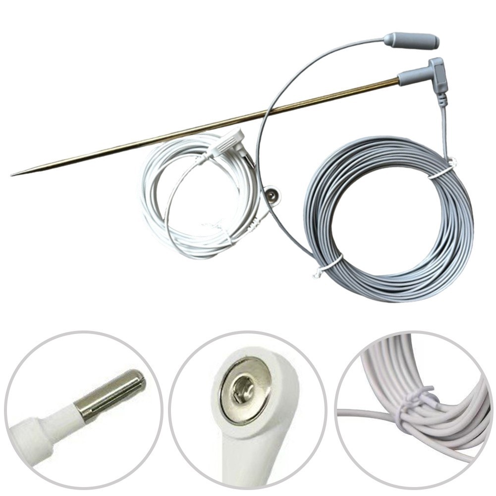 Grounding Rod 30cm Long with Ground Wire for Enhanced Electrical Safety