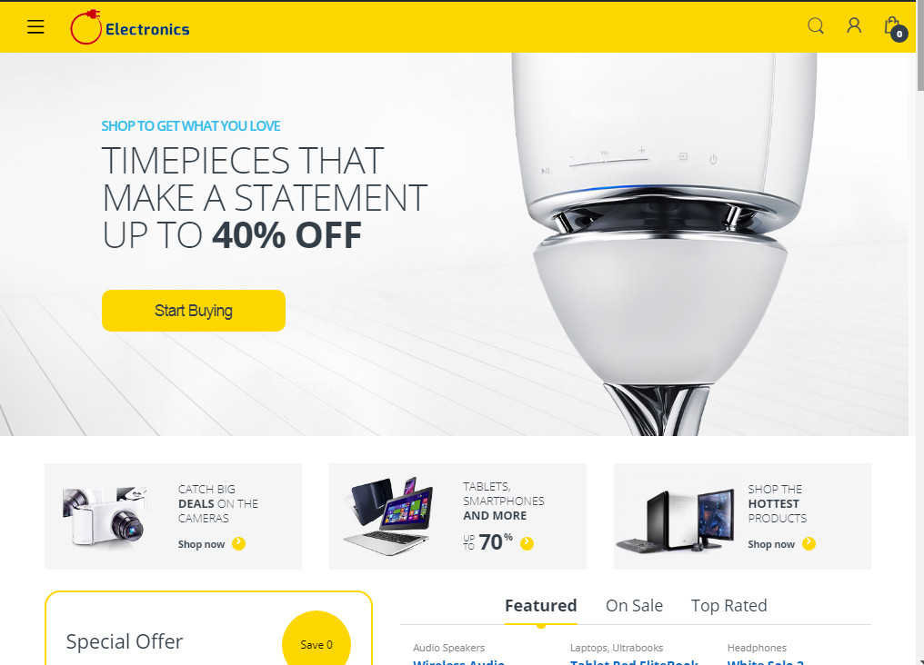 Electronic Store  eCommerce  Free Hosting / Setup