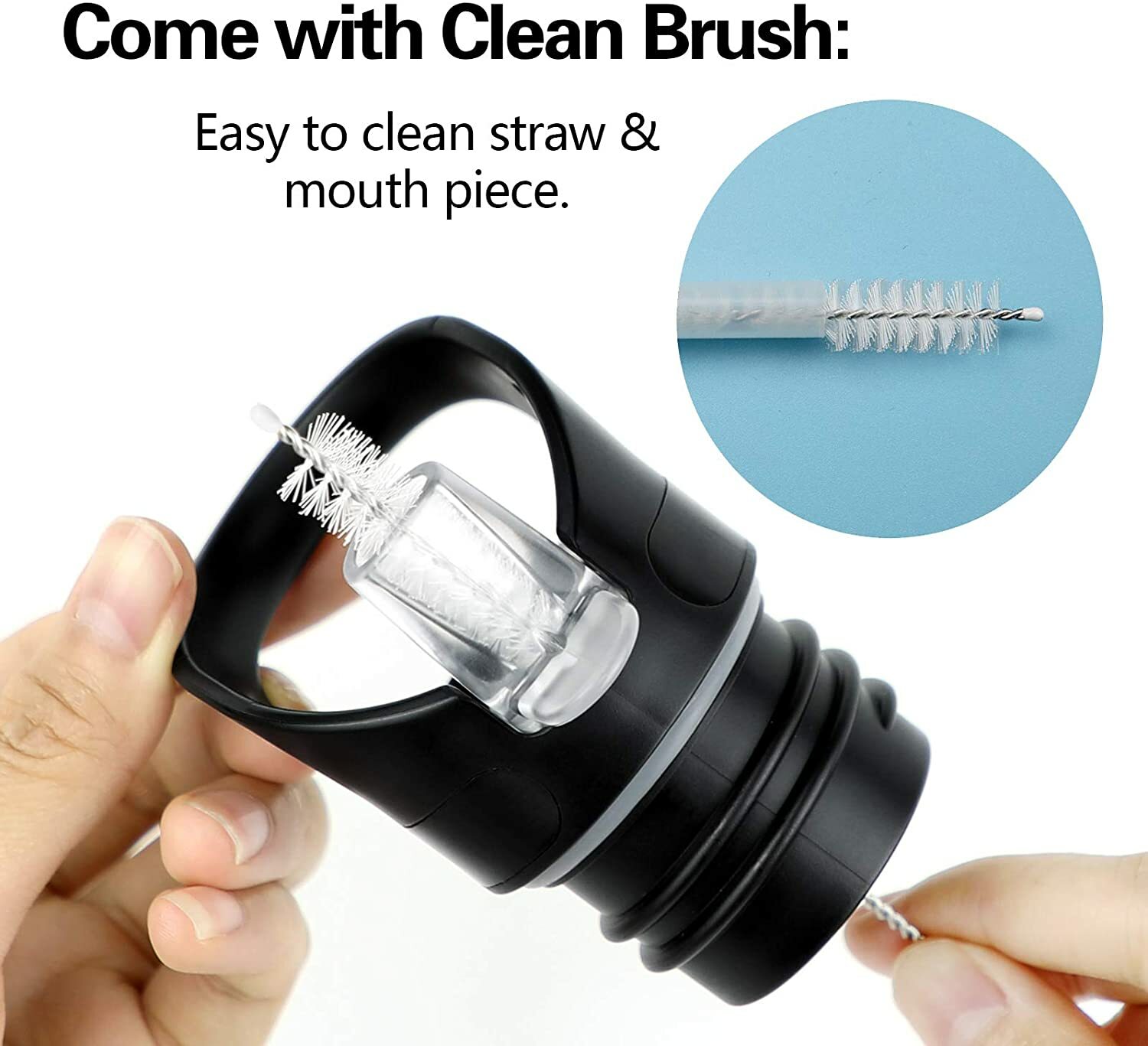 Straw Lid for HydroFlask 1.8"Wide Water Bottle Standard Mouth Double Single Wall