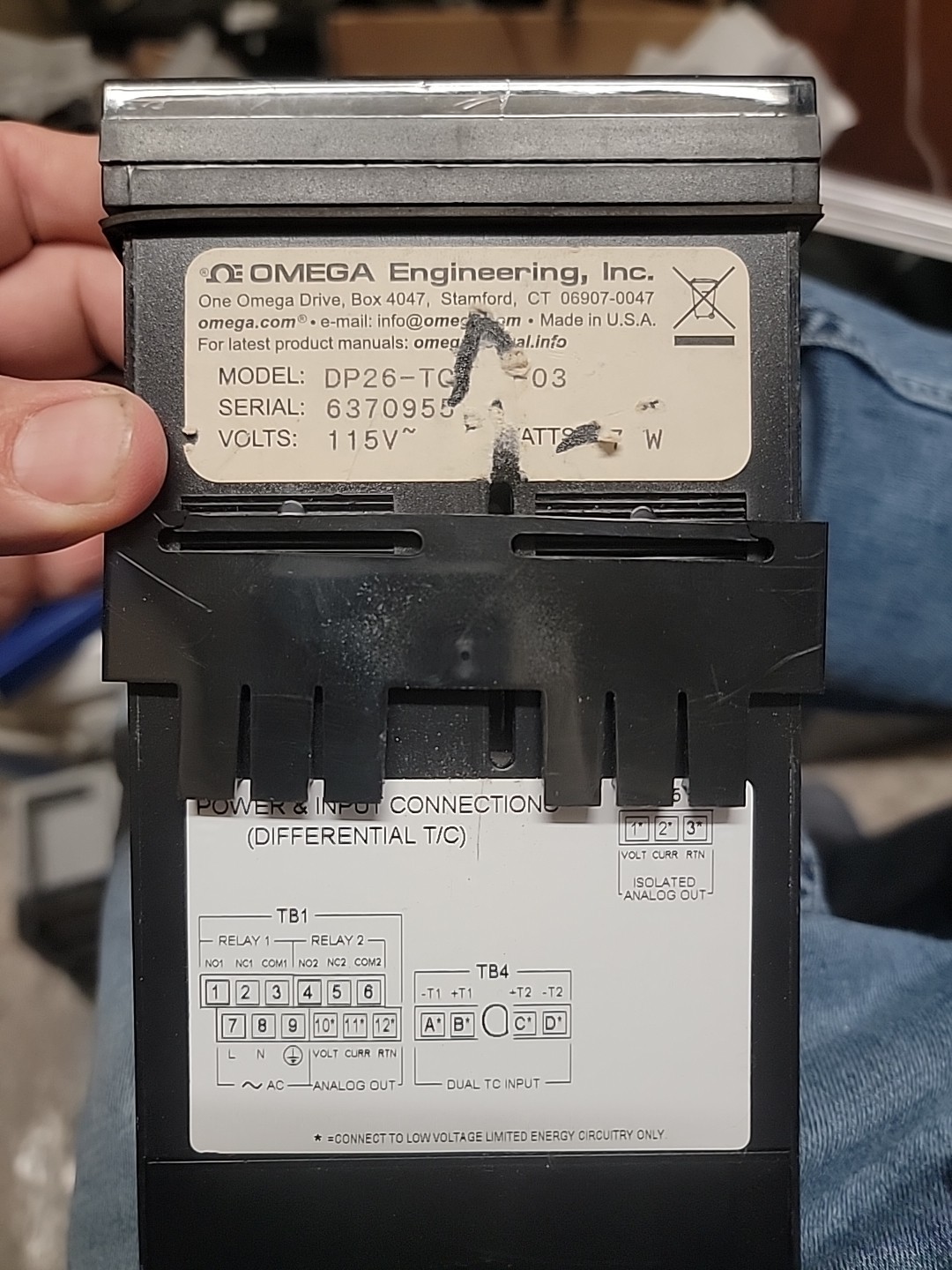 Omega DP26-TC 03 Differential Temperature Meter Ships From TEXAS