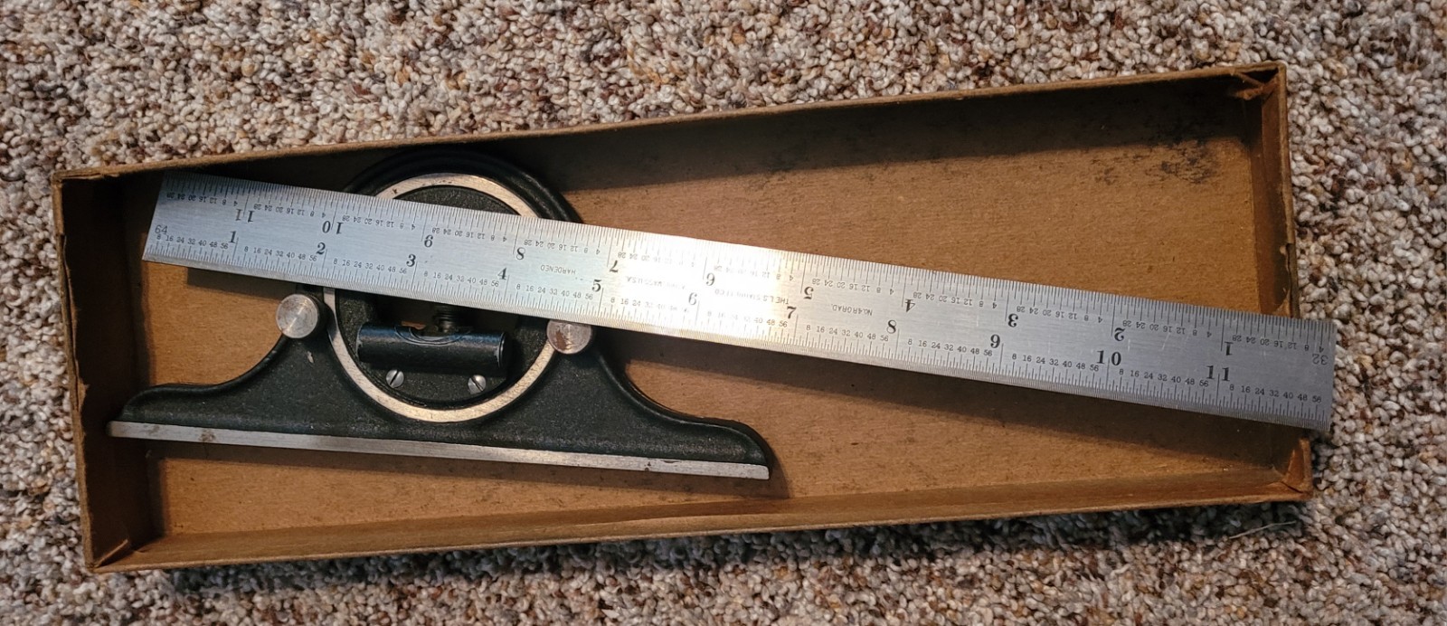 Starrett Bevel Protractor  491-12-4R EDP52521