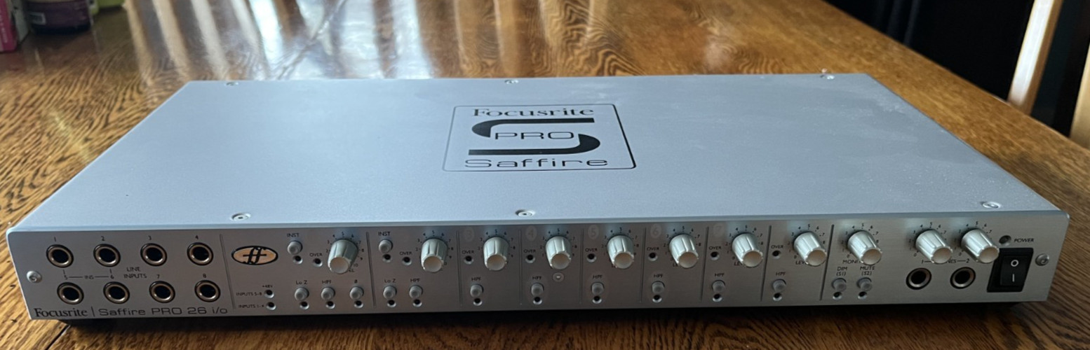 Focusrite Saffire Pro 26 24-bit/96kHz 18-in/8out Firewire Audio interface