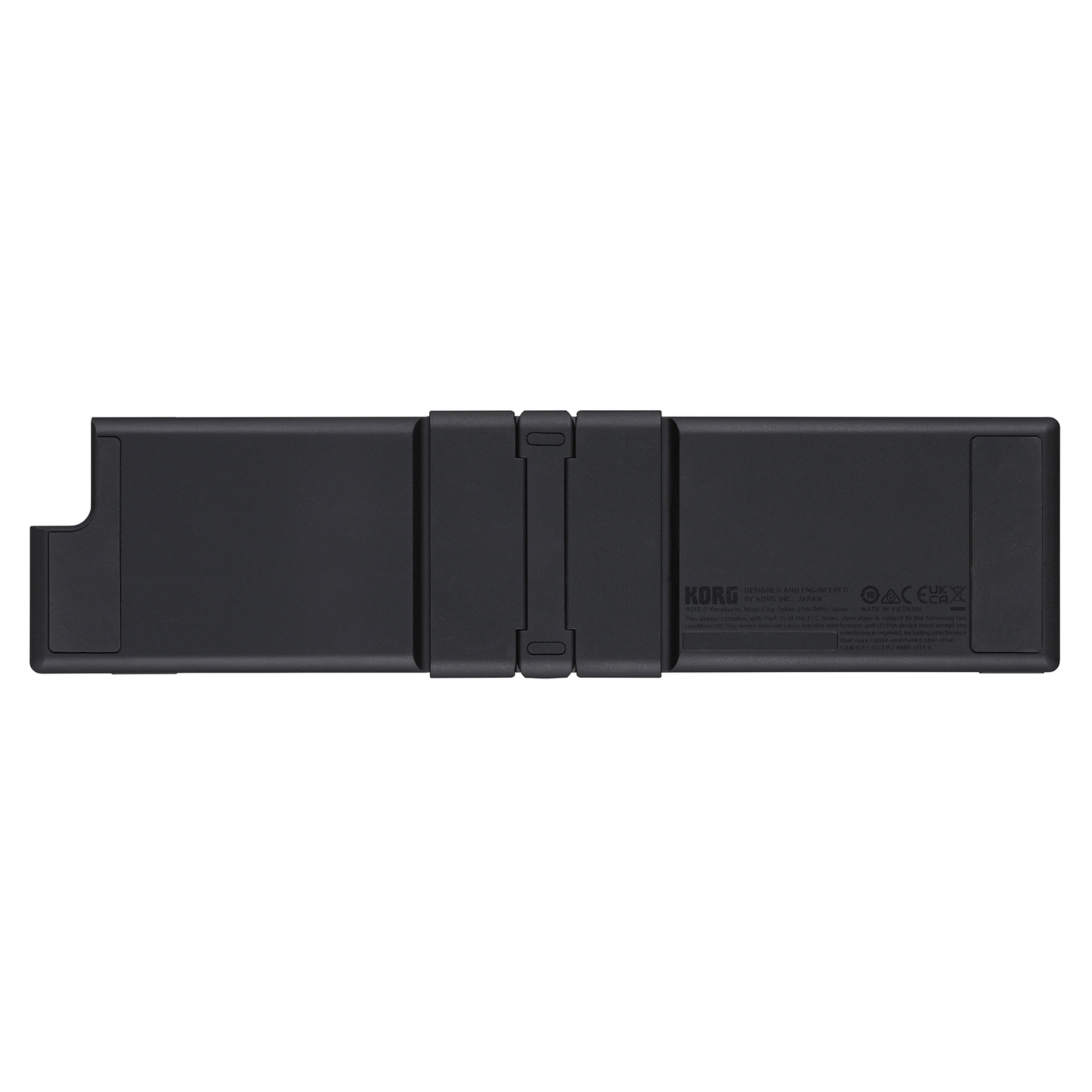 Korg nanoKEY Fold Foldable Smartphone-Size USB-C MIDI Keyboard, Black