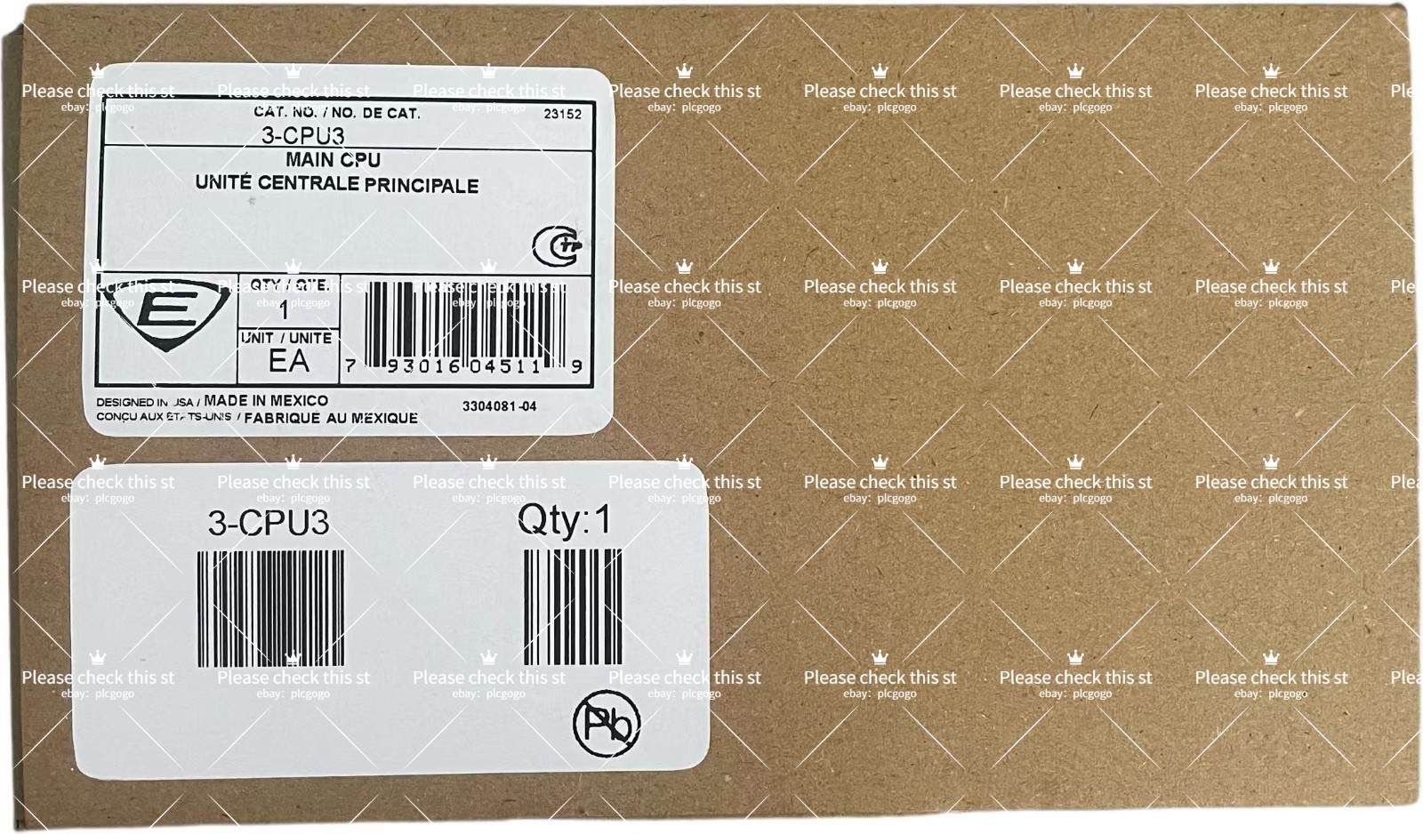 Edwards EST 3-CPU3 Central Processor Unit Brand new seal ups/dhl
