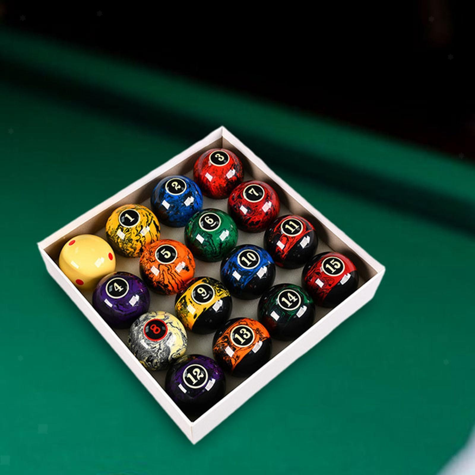 16x Billiard Balls, Pool Table Balls, Complete Set