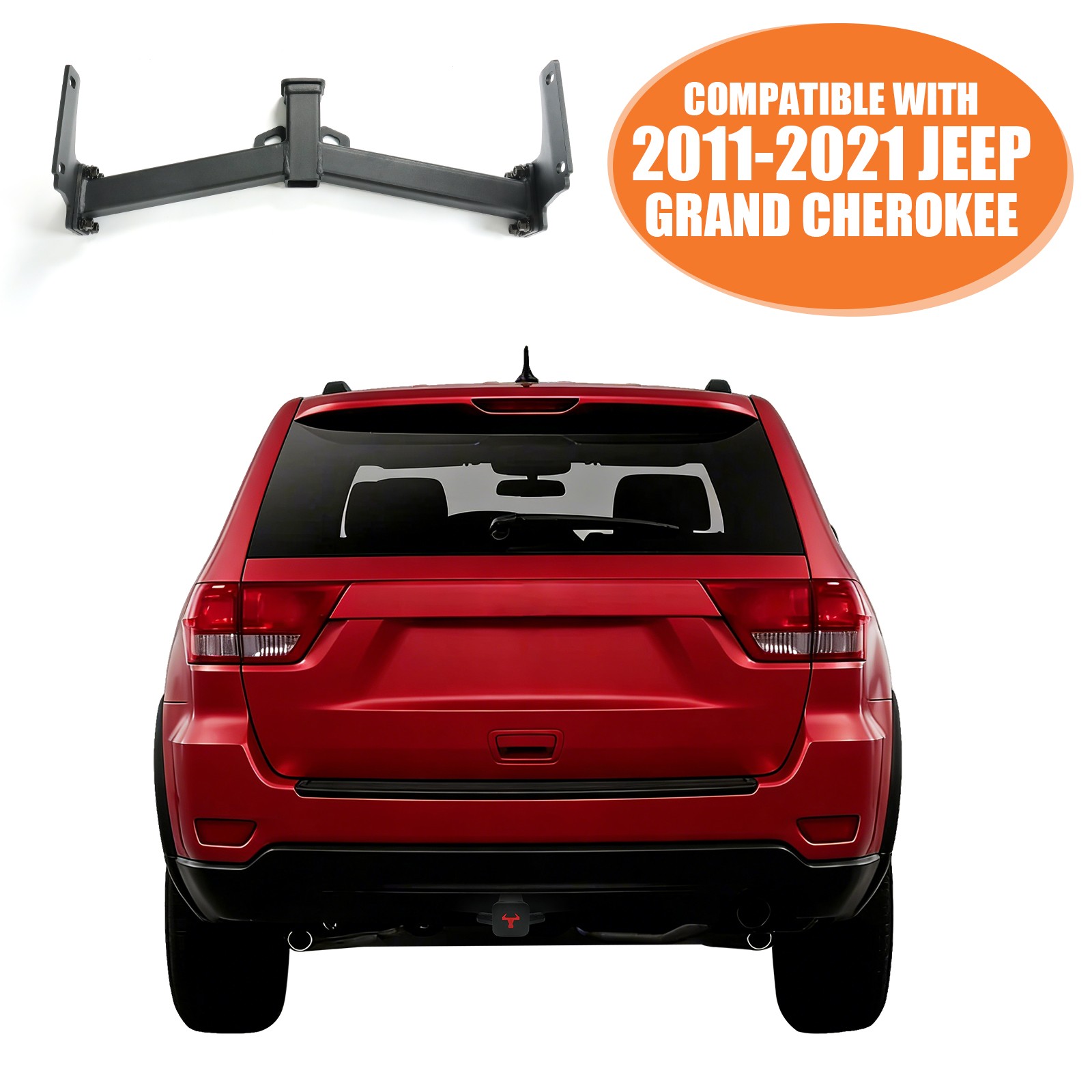 6,000 LBS Trailer Hitch Tow Hitch 2" Receiver for 11-21 Jeep Grand Cherokee
