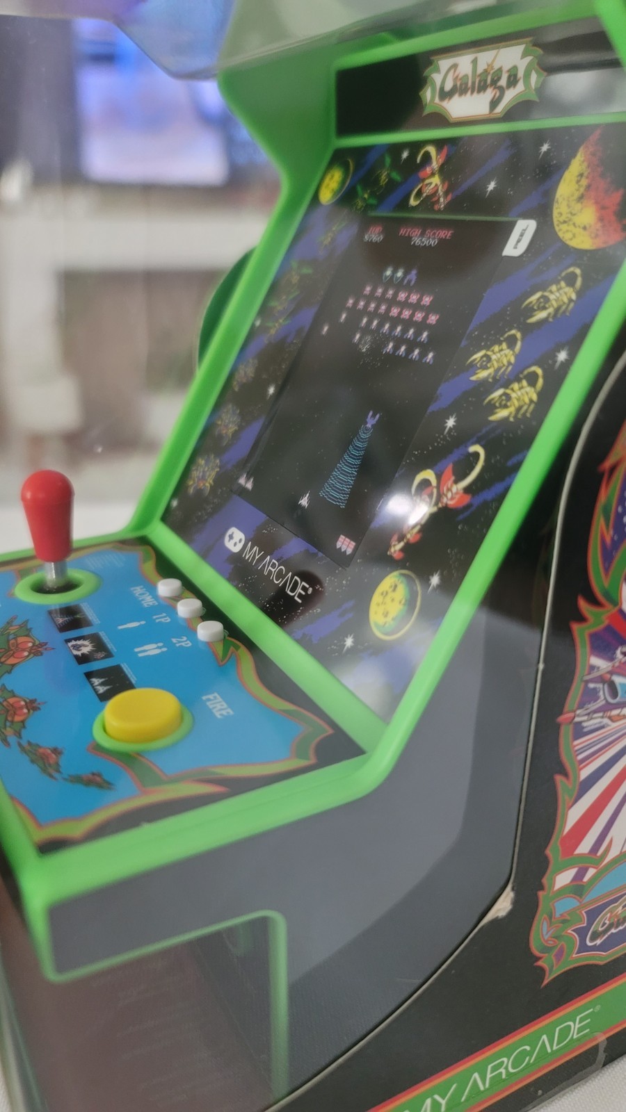 Galaga Micro Retro Player Collectible Mini Arcade Machine by My Arcade