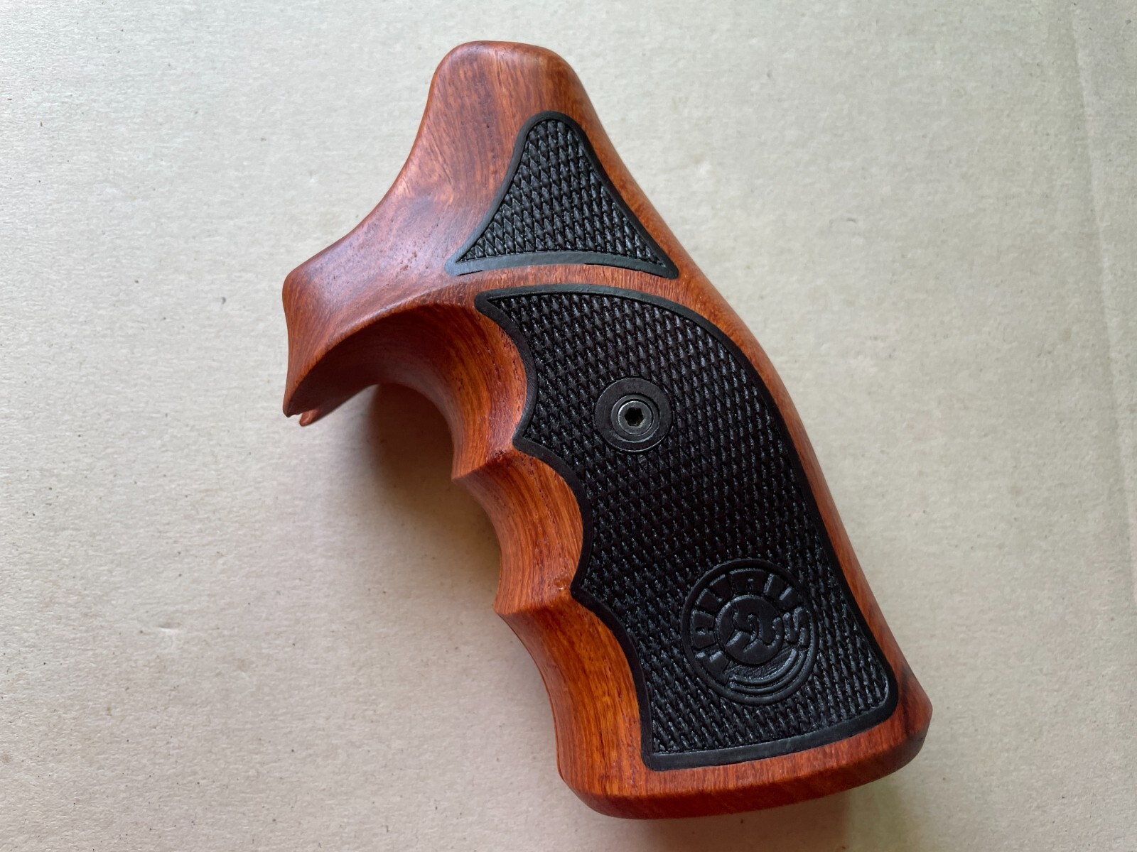 New 2Tone wood Target Grips Compatible with Taurus Medium/Large Frame Square