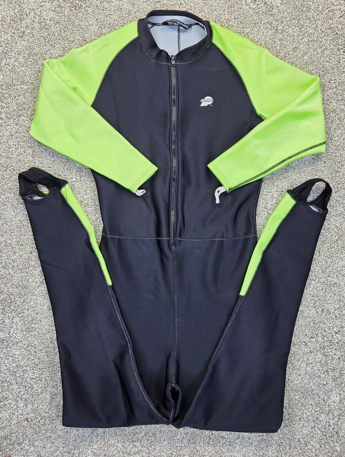 Vtg Performance Lined Sport Suit Mens XL - USA Air Scuba Wetsuit Unitard Stirrup