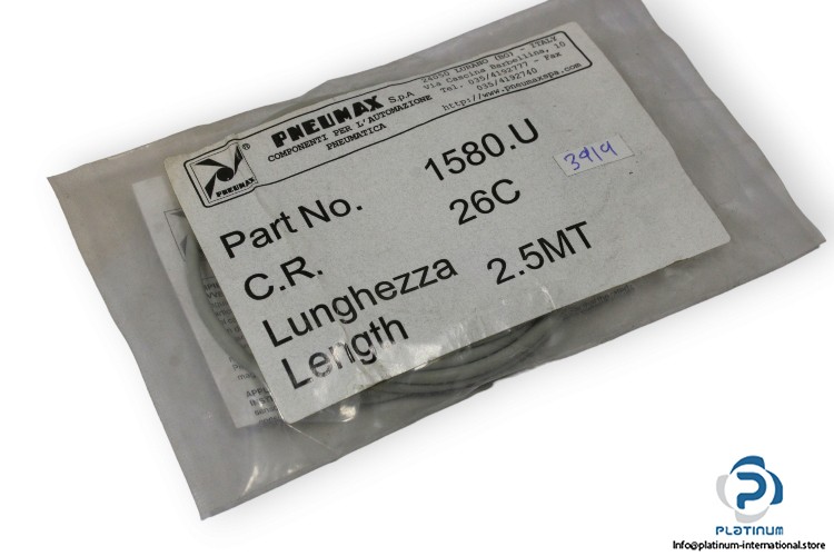 PNEUMAX 1580.U MAGNETIC SENSOR / 1580.U PNEUMAX 5 … 230 V AC/DC
