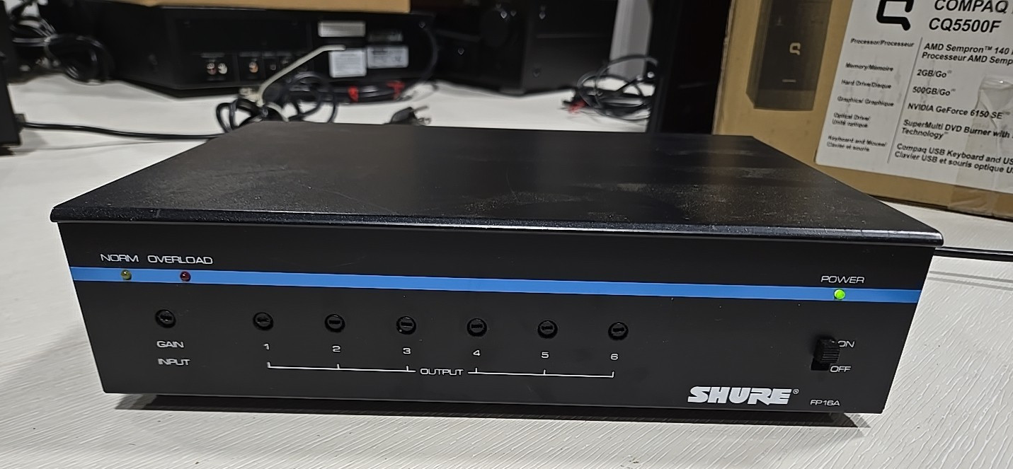 Shure FP16A 6-Output Distribution Amplifier