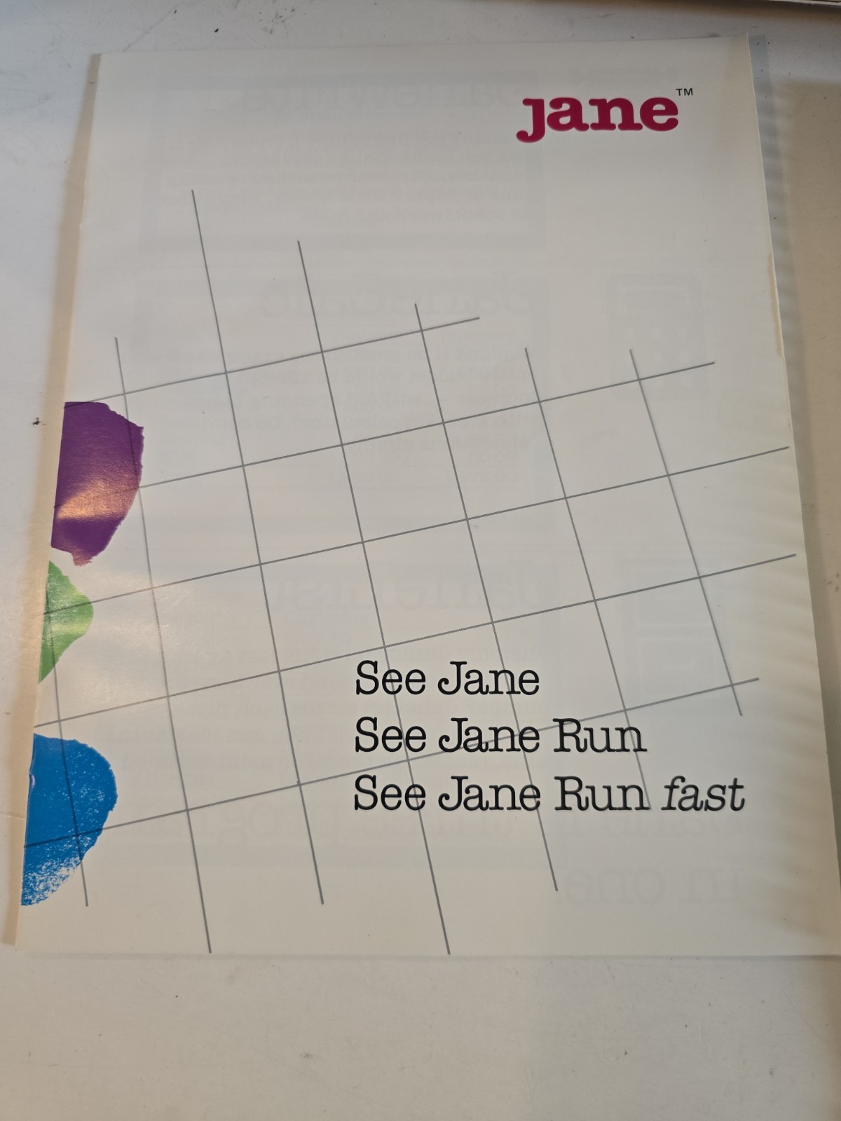 VTG Commodore 128 Jane Integrated Software User's 1985 3 Diskette Application