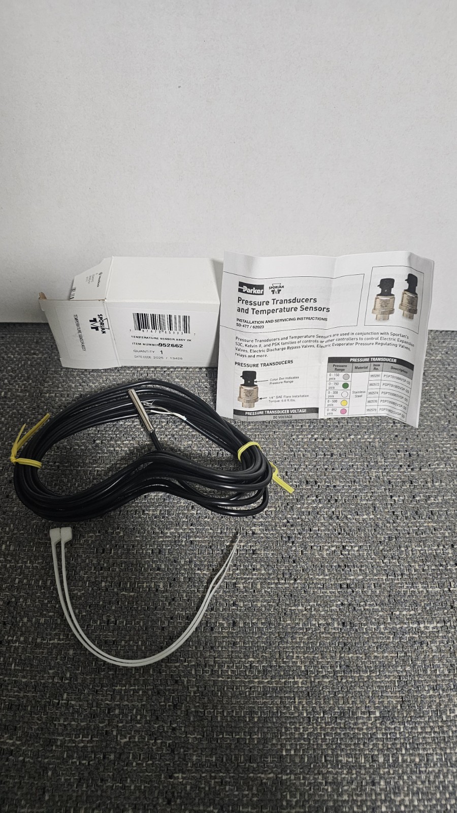 Sporlan 952662 Temperature Sensor (-40°F to 210°F) Brand New In Box
