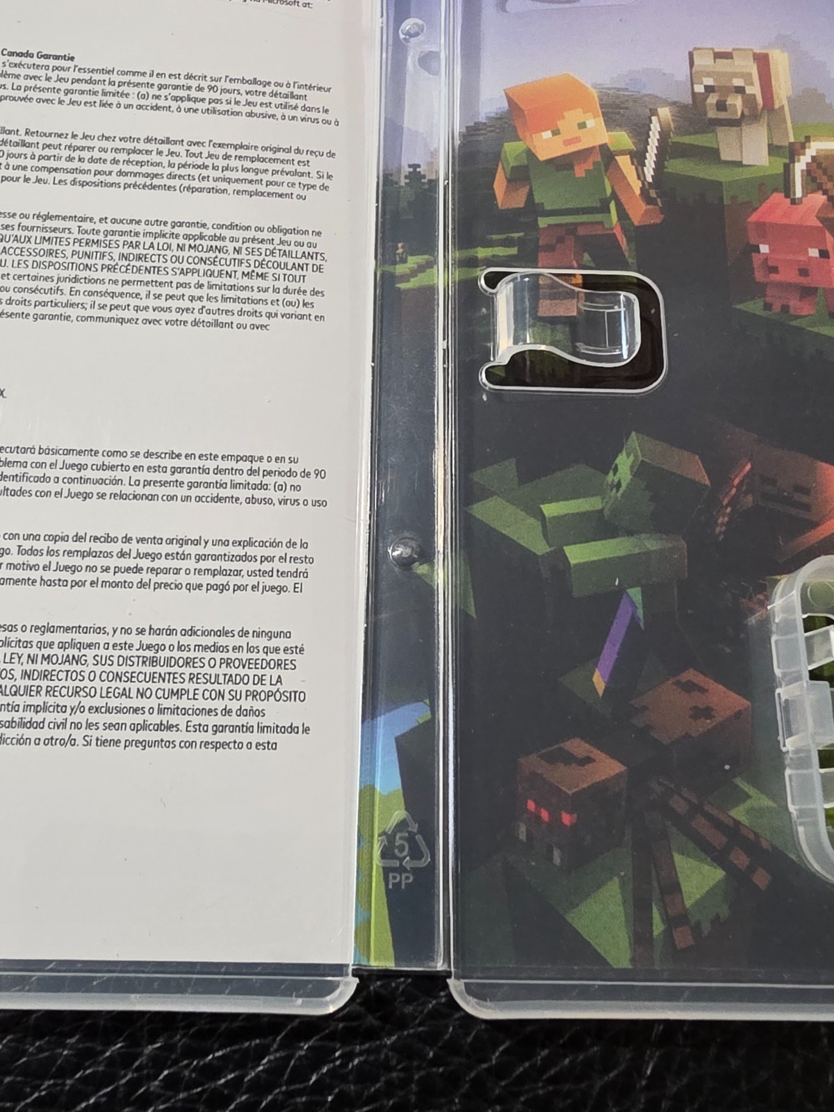 Replacement Case (NO GAME) Nintendo Switch Minecraft