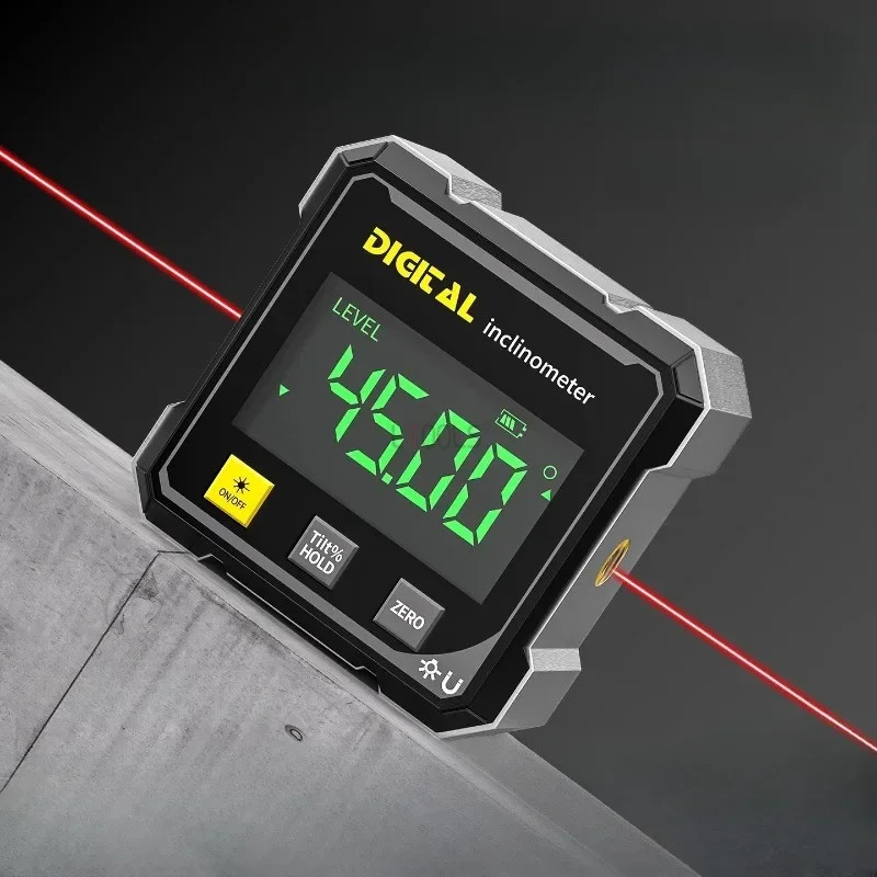Pocket Electronic Digital Protractor Multifunctional Digital Angle Finder Box In