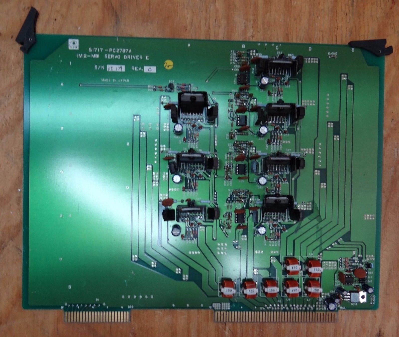 NIDEK I MI2-MBI SERVO DRIVER II REV.C BOARD S1717-PC2787A