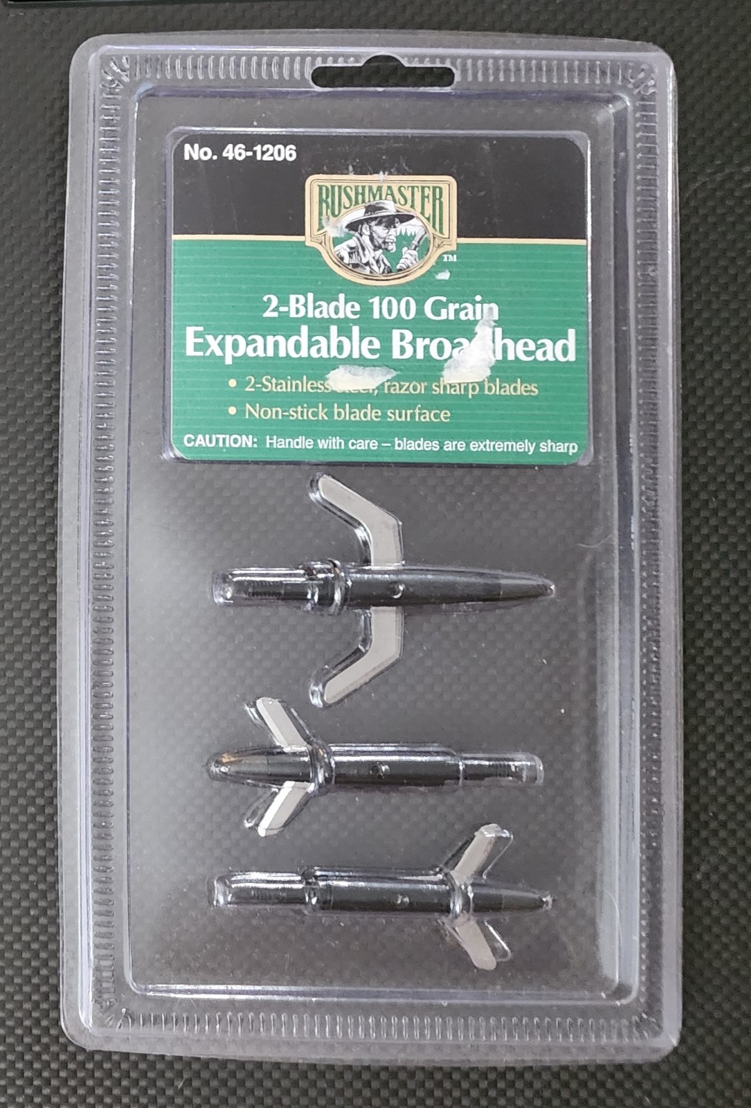 Bushmaster Expandable Broadheads 3Pk 100 Grain 2 Blade 3-Pack New
