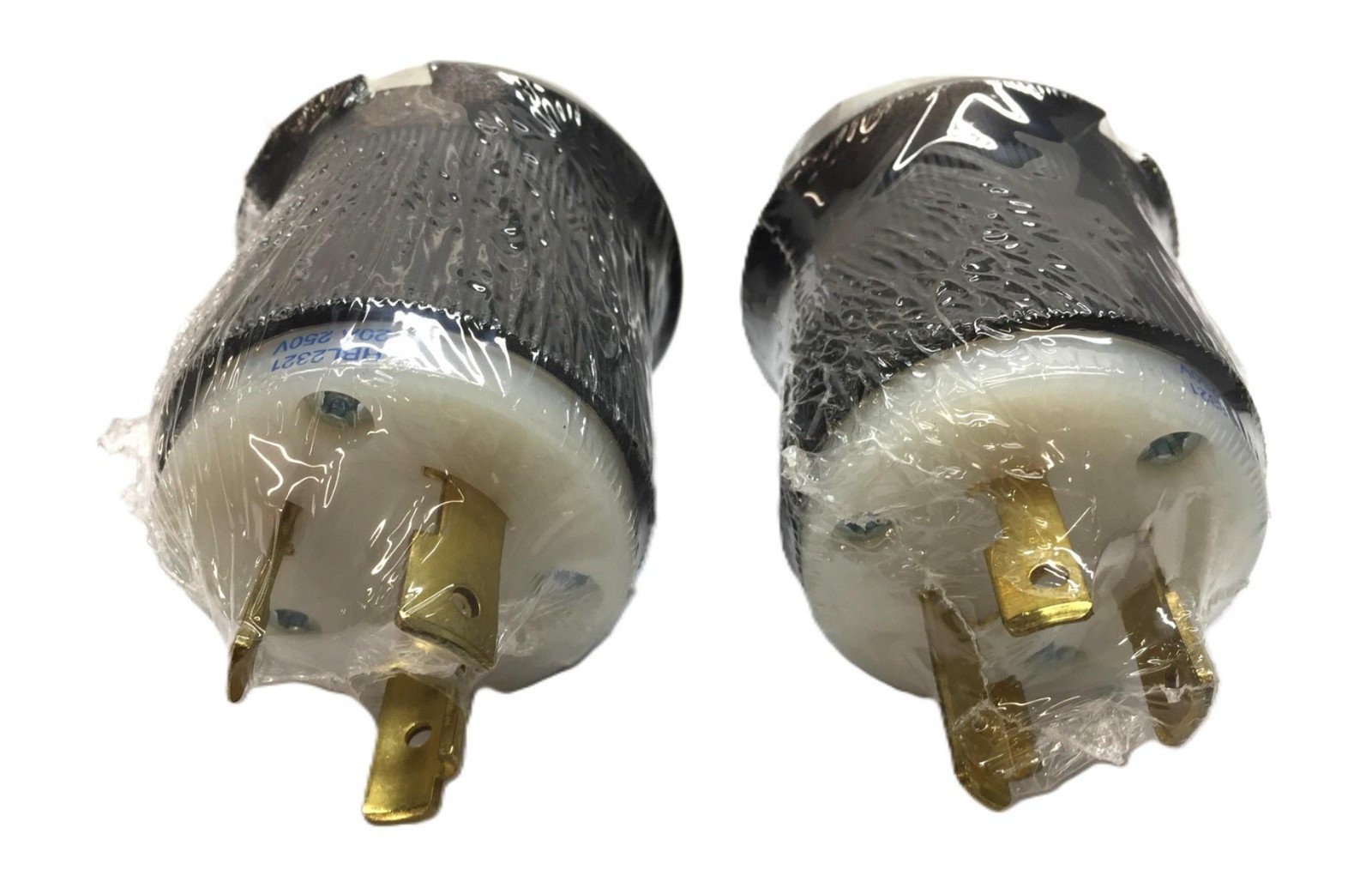 Hubbell Industrial Grade Locking Plug HBL2321 20A/250V [Lot of 2] NOS