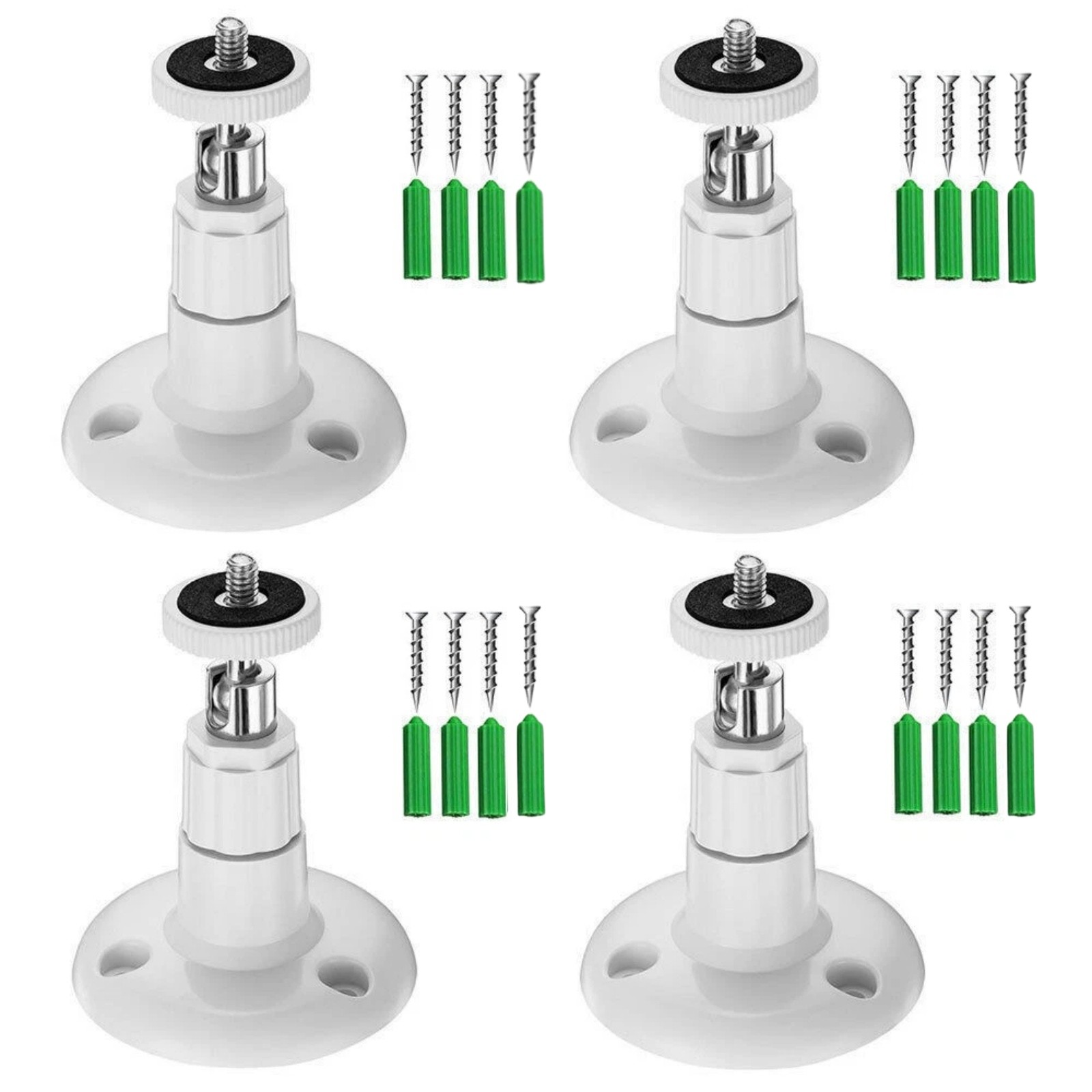 For Arlo Security Camera Wall Bracket 4 Set Adjustable Mount for Pro Series ABS