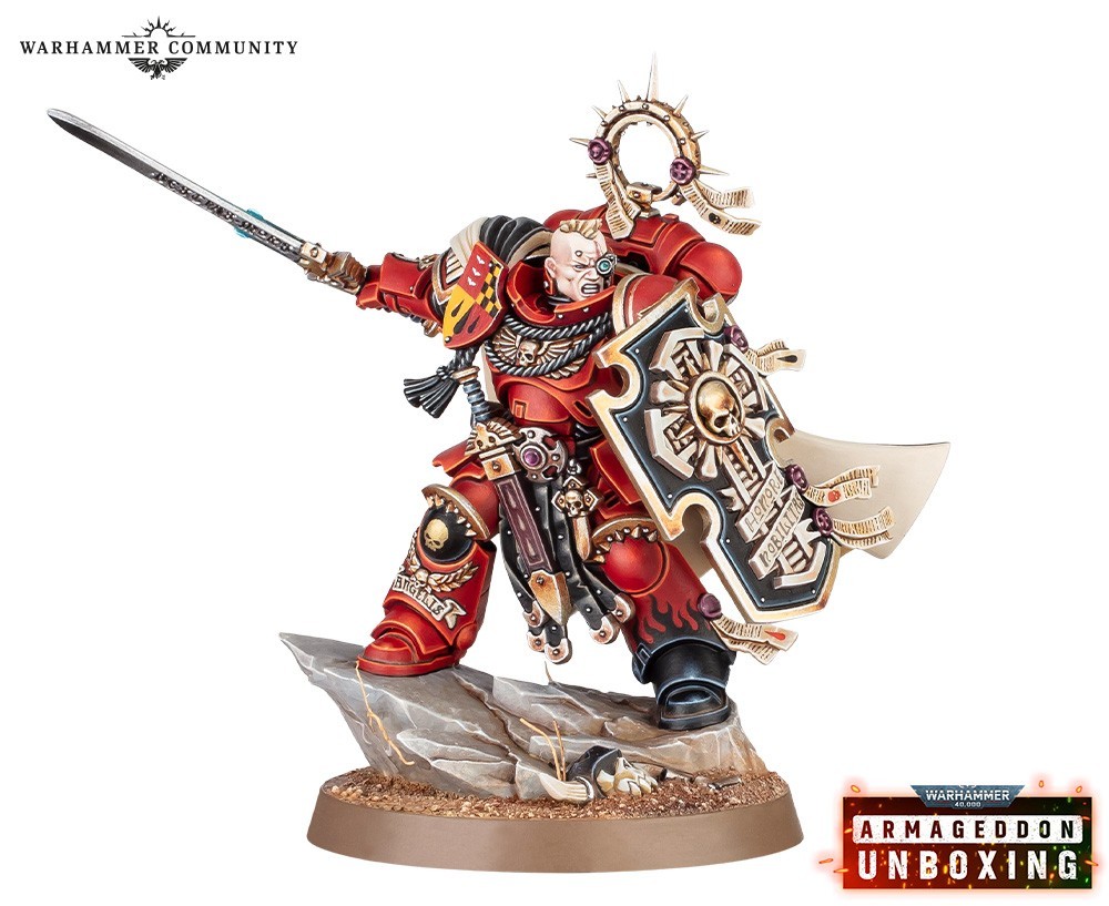 Warhammer 40k Space Marine CAPTAIN New Sprue ARMAGEDDON