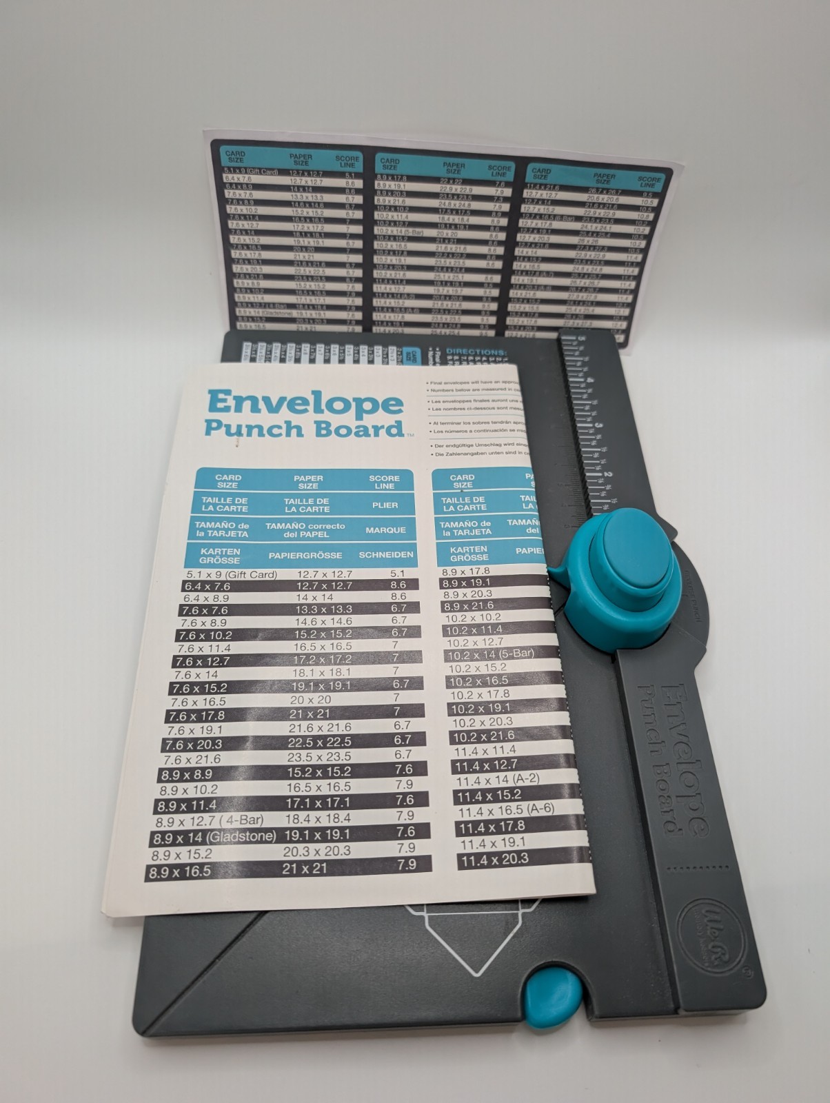 We R Memory Keepers Envelope Punch Board Complete