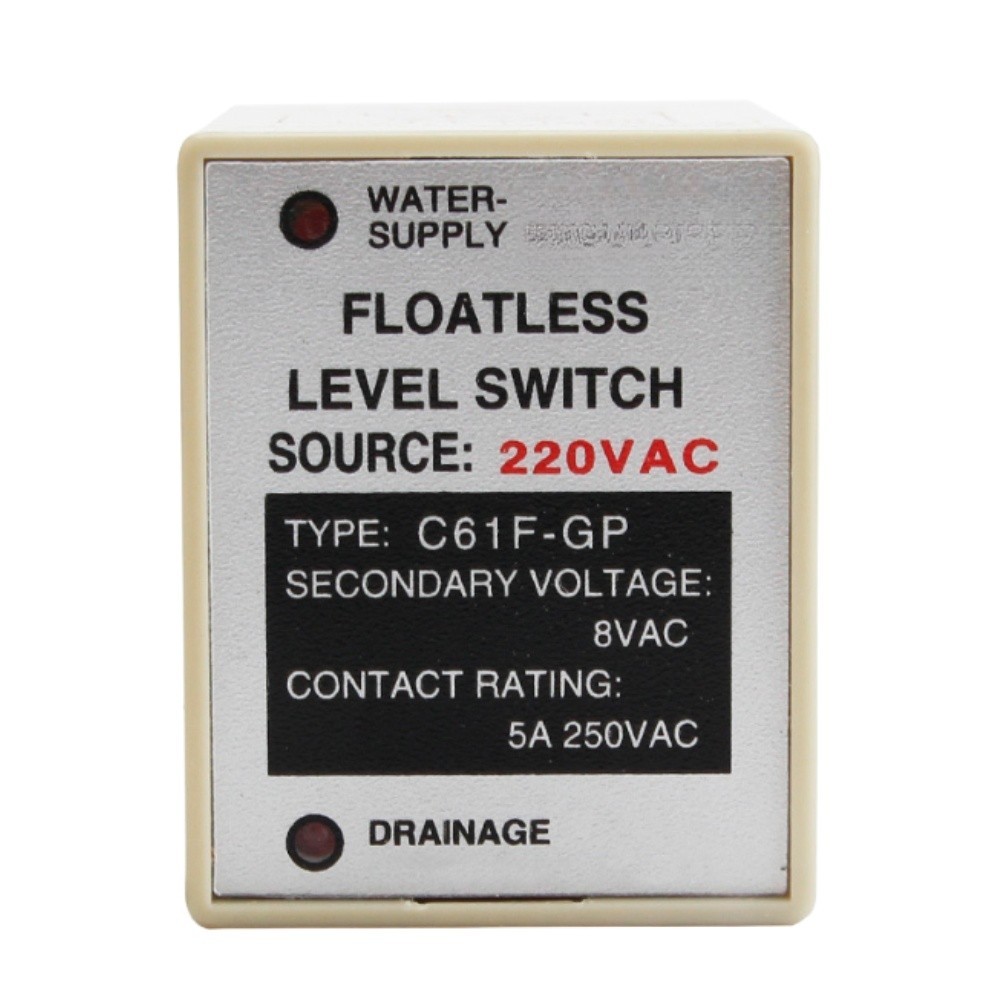 Water Level Relay Floatless Controller Pump Control 5A250VAC Contact Rating