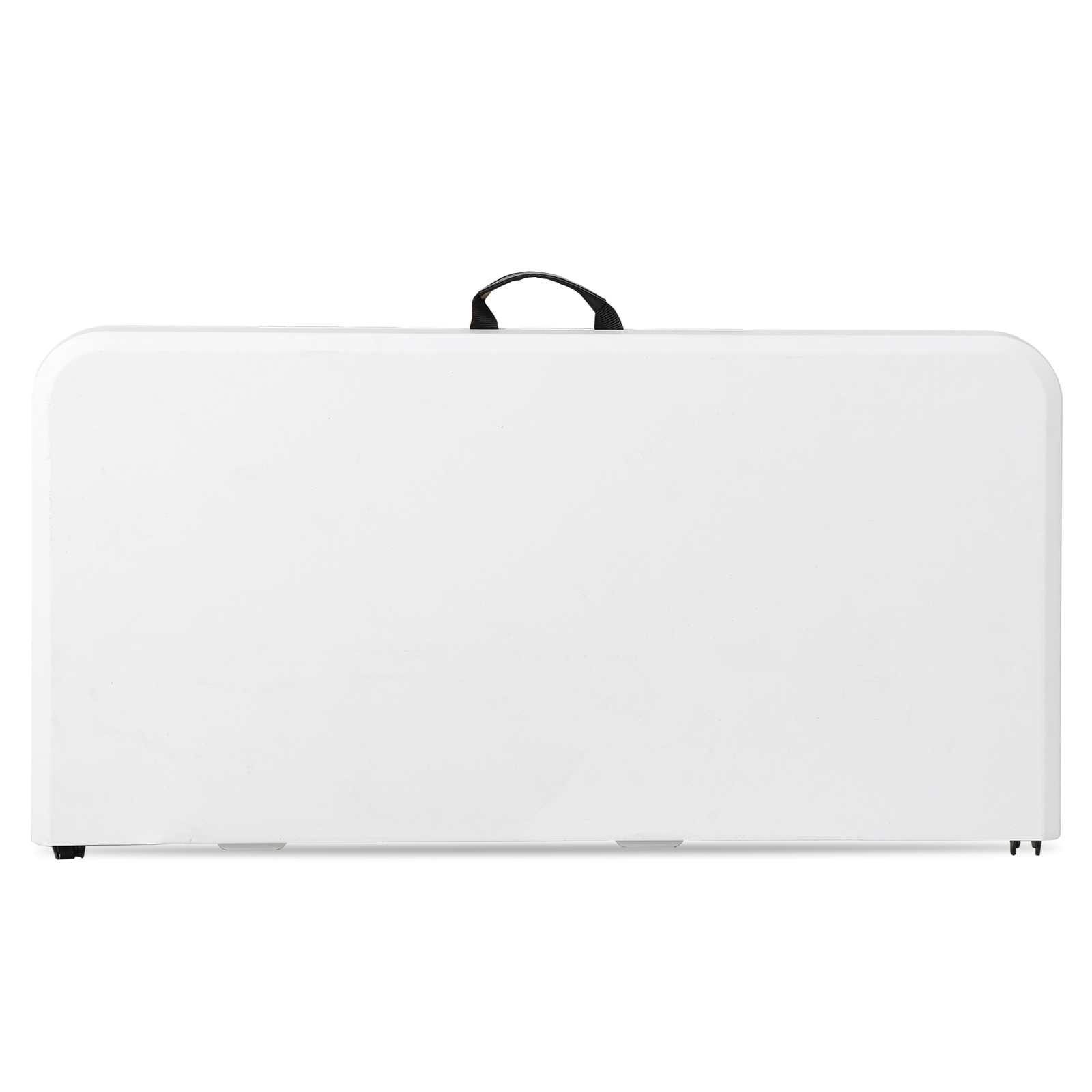 34" Plastic Square Table for Puzzles Crafting Fold in Half Camping Table Utility