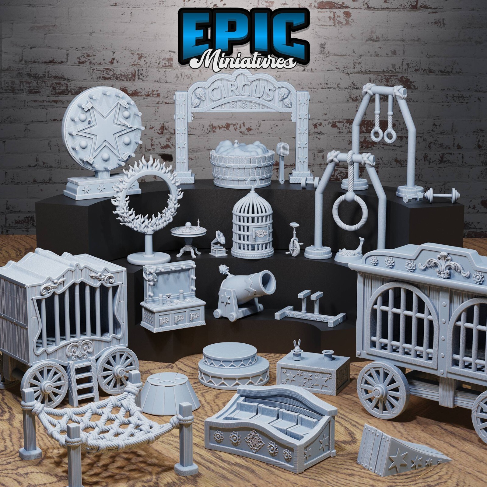 Carnival Scenery D&D Dungeons and Dragons Miniature - Epic Miniatures 28mm