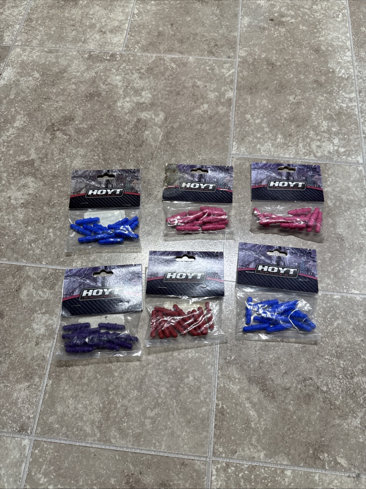 Hoyt Archery Color Shock Rods Small Pink,Blue,Purple Assortment Of Colors  6
