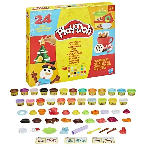Play-Doh Advent Calendar, 24 Surprises Inside NEW