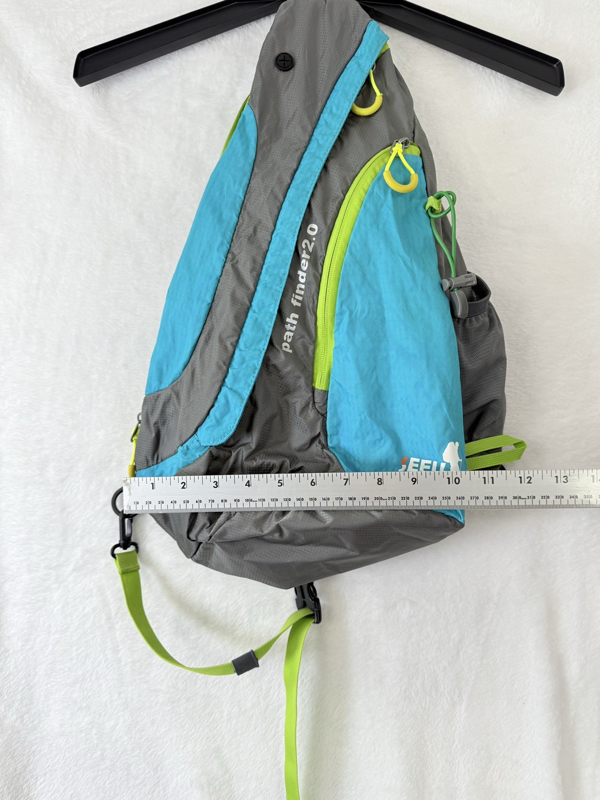 Seeu Pathfinder 2.0 Sling Backpack Ultralight Bag Blue Green