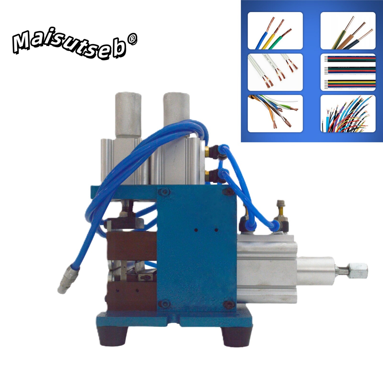 110V 3F Pneumatic Stripping Machine Electric Vertical Insulation Wire Peeler