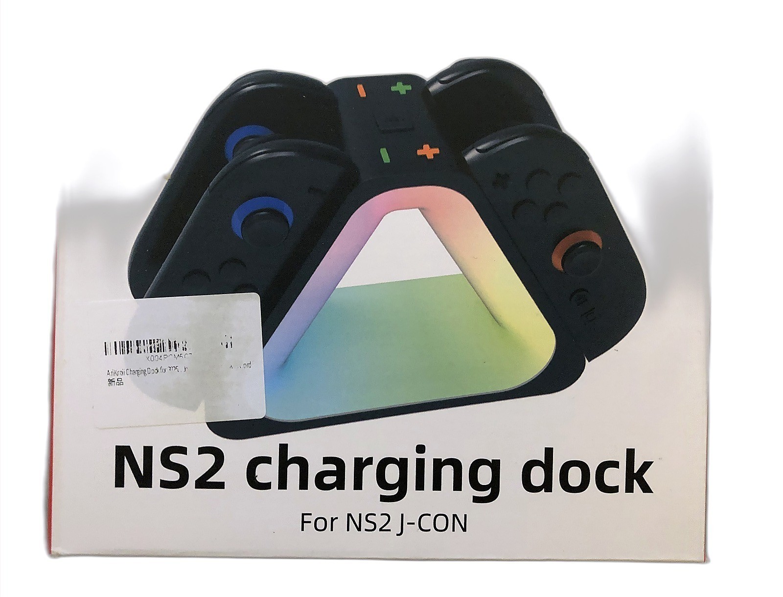 RGB Charging Dock for Nintendo Switch 2 Joy-Con Ambient Light USB-C Station