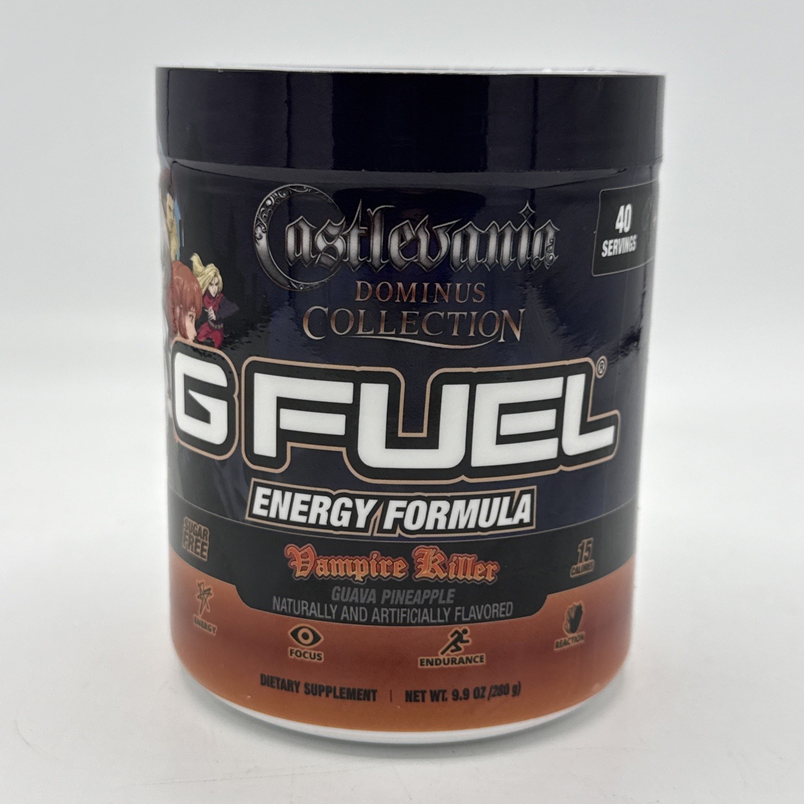 G Fuel Energy Vampire Killer (Guava Pineapple) Gamma Labs Castlevania Exp 5/28