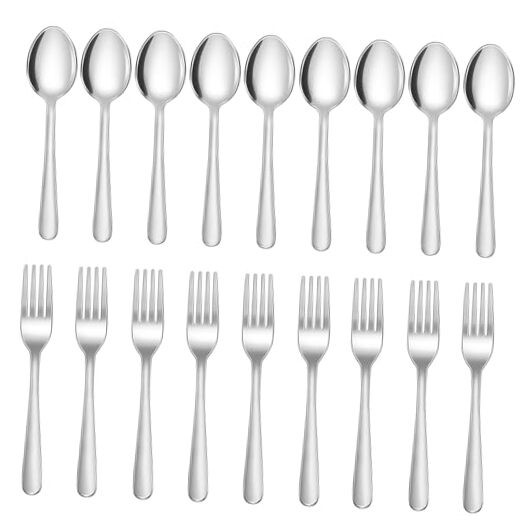 24-Piece Forks and Spoons Silverware Set,Spoons and Forks Food Grade 24 PCS