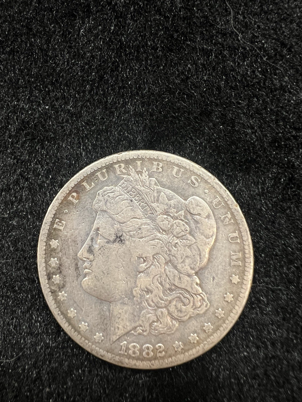 1882-S MORGAN SILVER DOLLAR $1 - Very Nice Toning & Great Detail ~ Free S/H