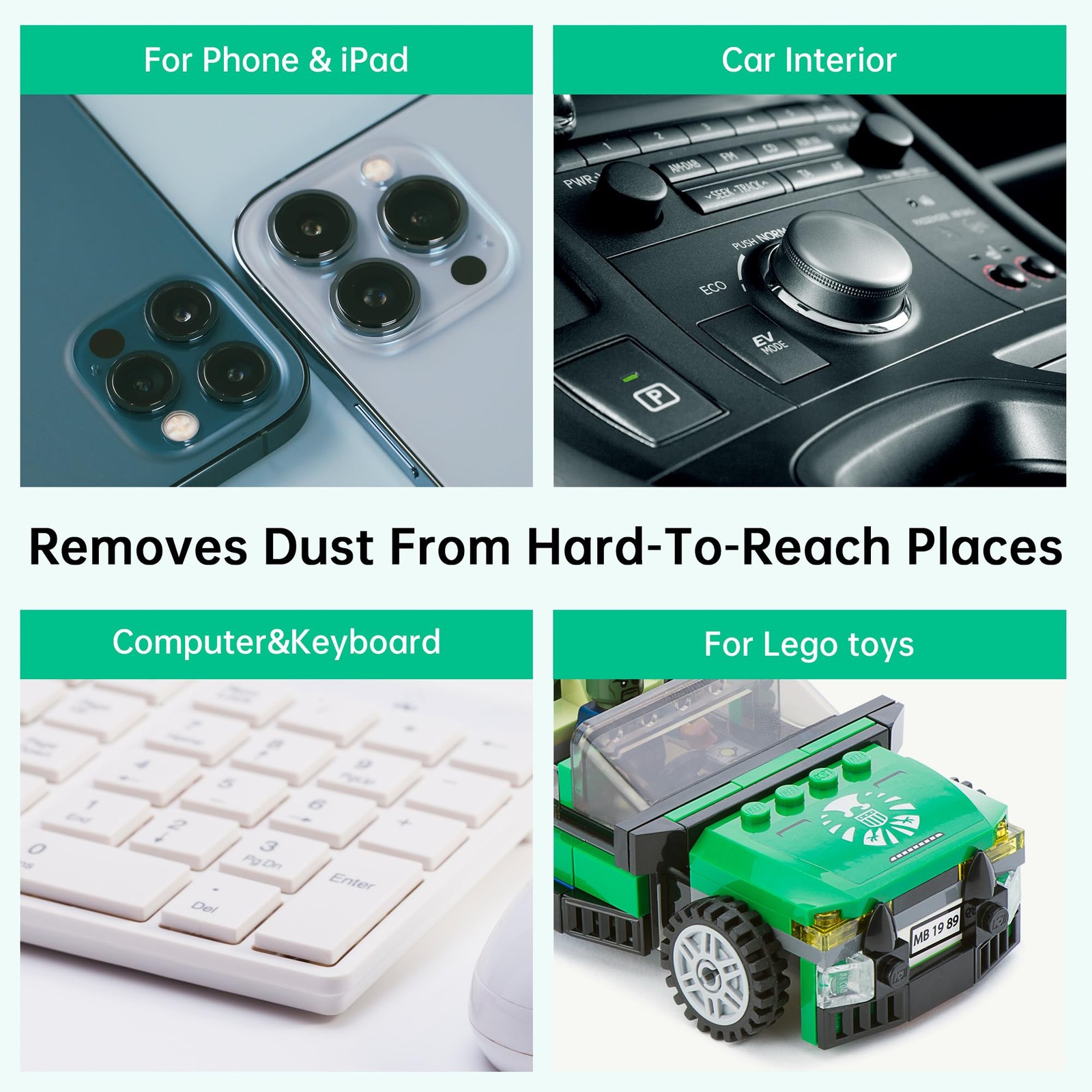 Compressed Canned Air Duster for Computer - Disposable Electronic Keyboard Cl...