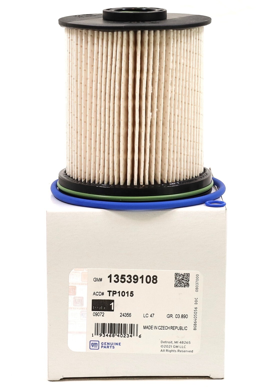 GM ACDelco TP1015 Fuel Filter 2020–2025 3.0L Duramax LM2 LZ0 Silverado Sierra