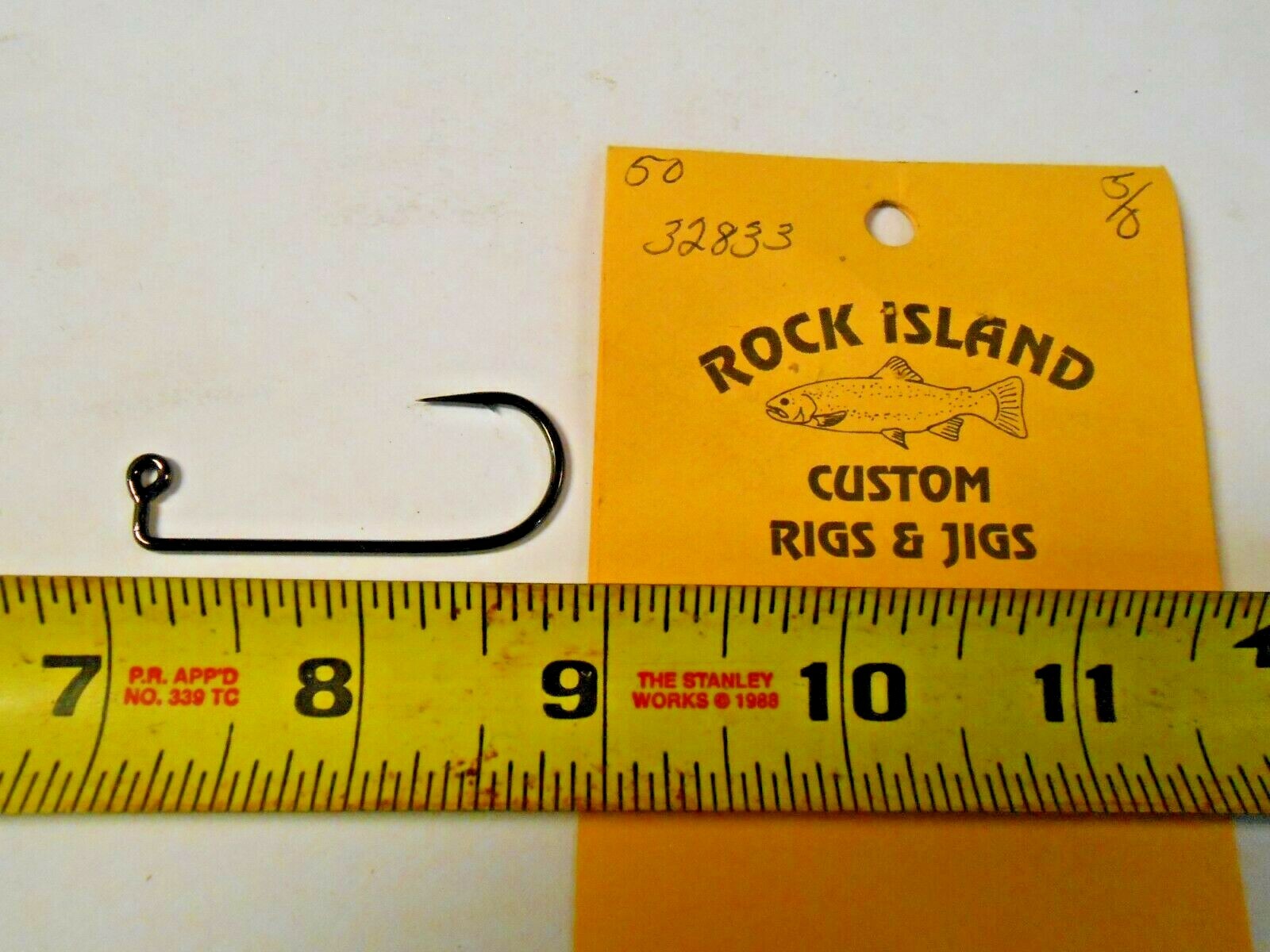 Rock Island Mustad Jig Hooks # 32833 50 ct
