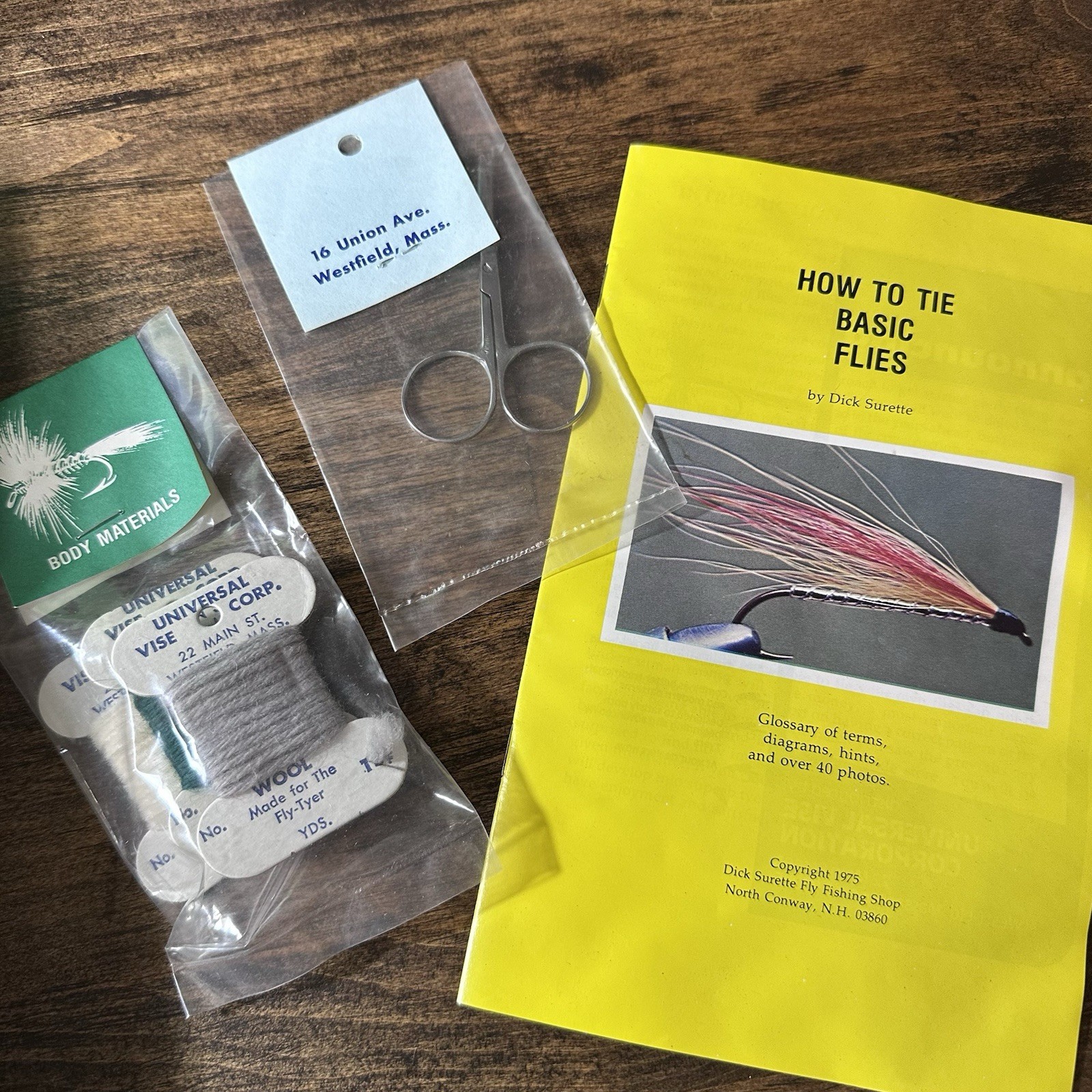 Vintage 1975 Fly Tying Kit #151 Unused