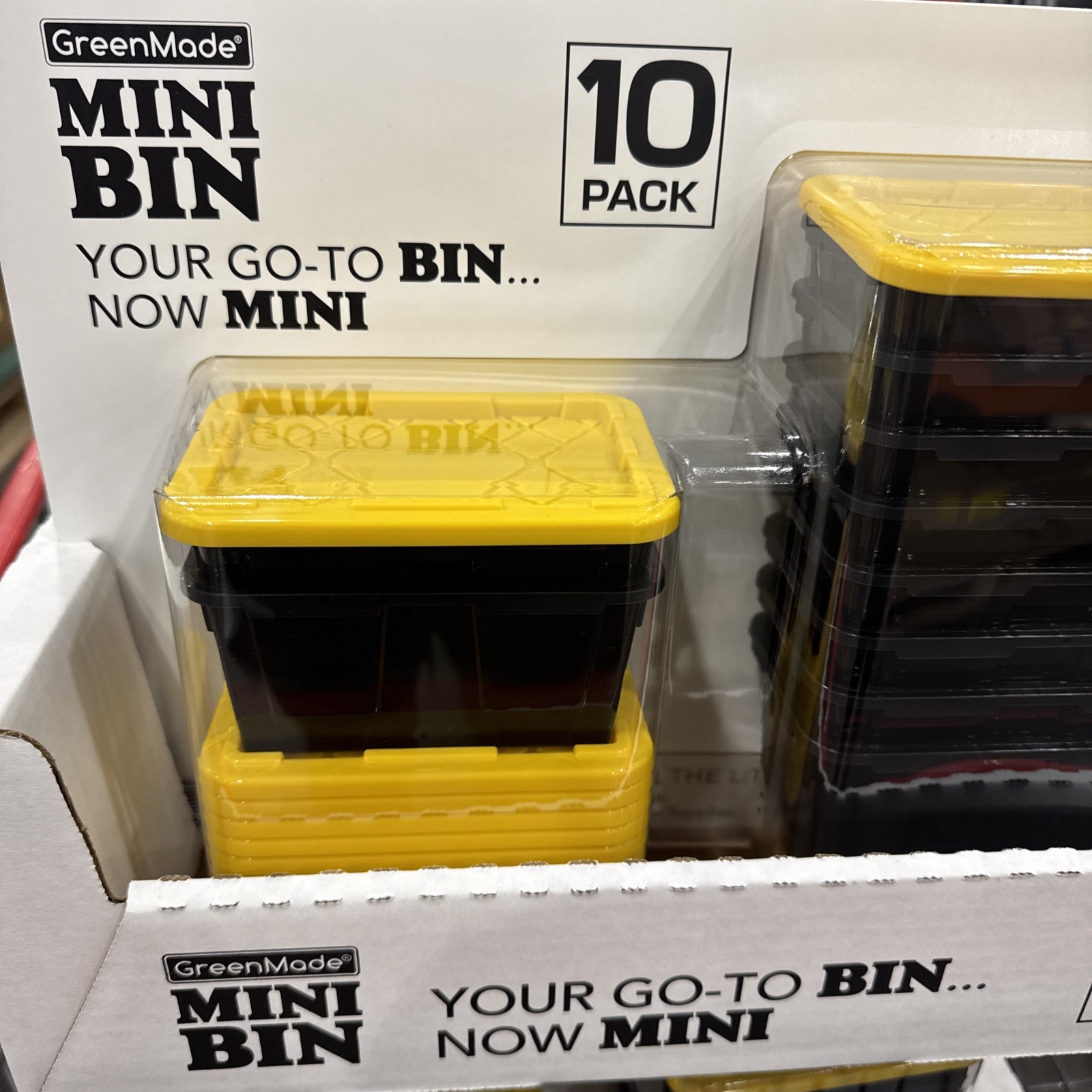 Last Units 🔥10 Pack Greenmade Mini Bins with Lids Stackable
