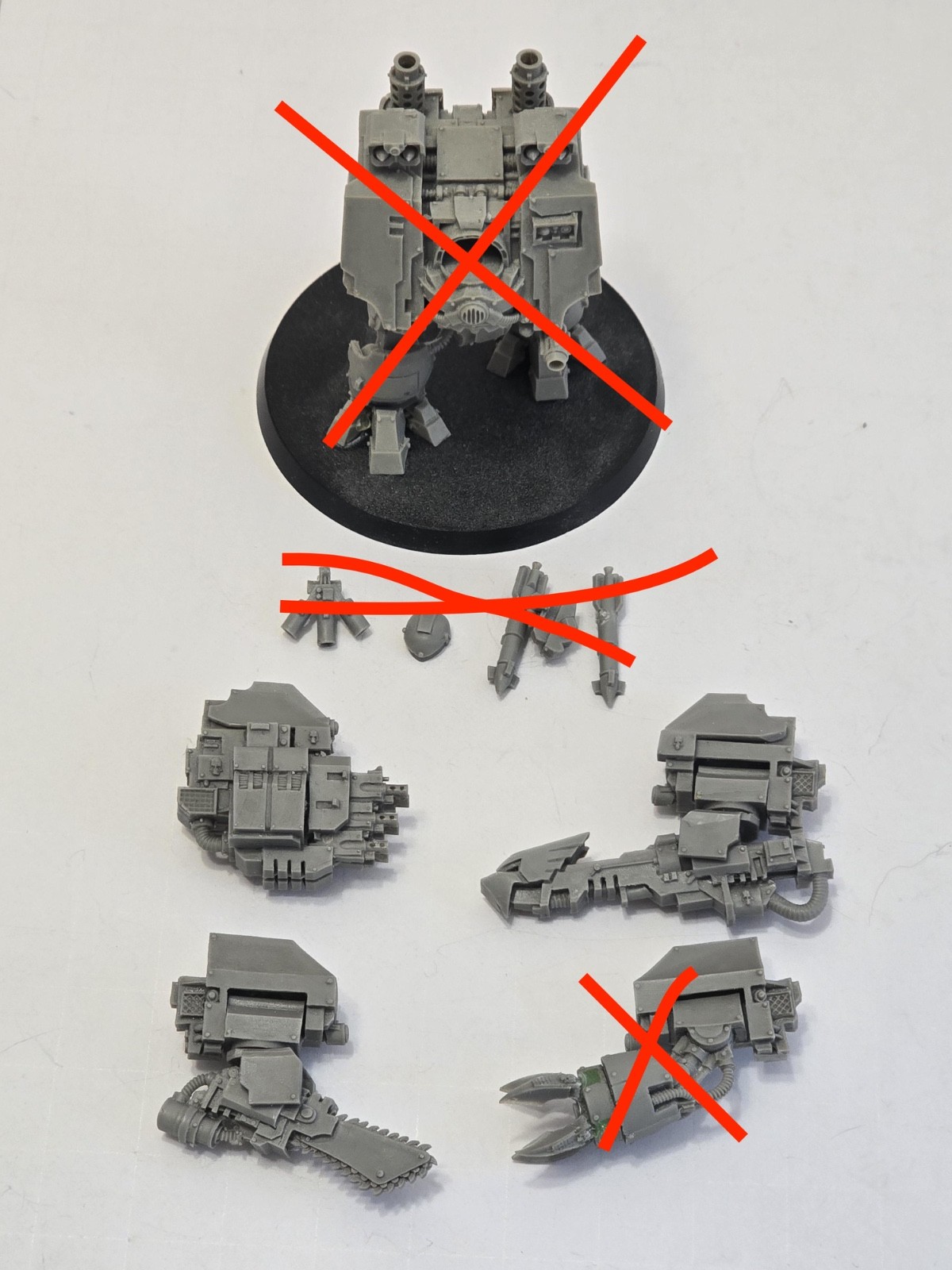 Dreadnought weapons HURRICANE BOLTERS, ASSAULT DRILL, SEISMIC HAMMER, CHAINFIST