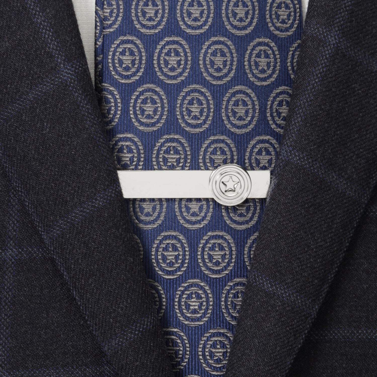 Marvel Captain America Hidden Message Tie Bar