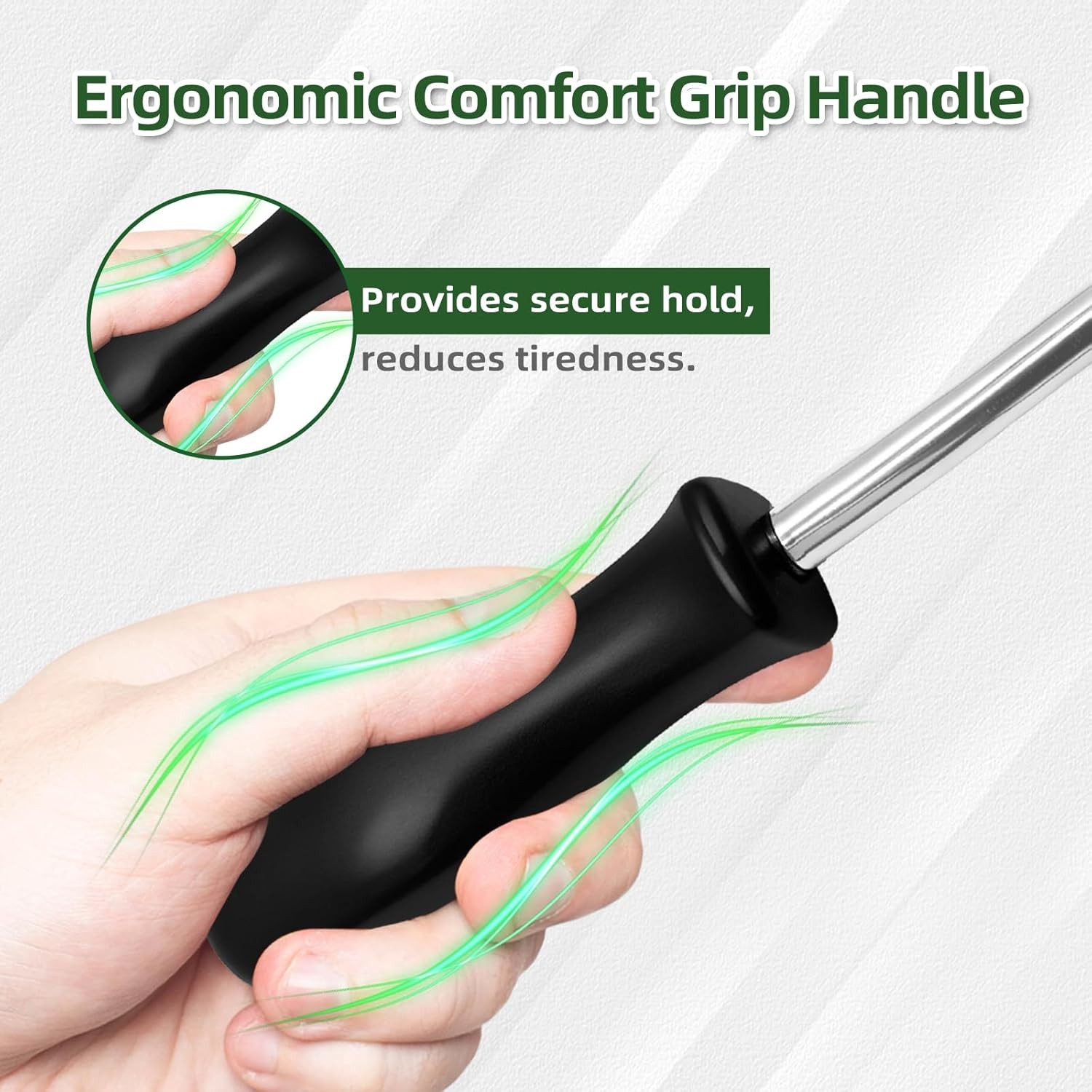 1/4" Driver Handle Spinner Screwdriver Extension Socket Bit Tool Black 3 Pack