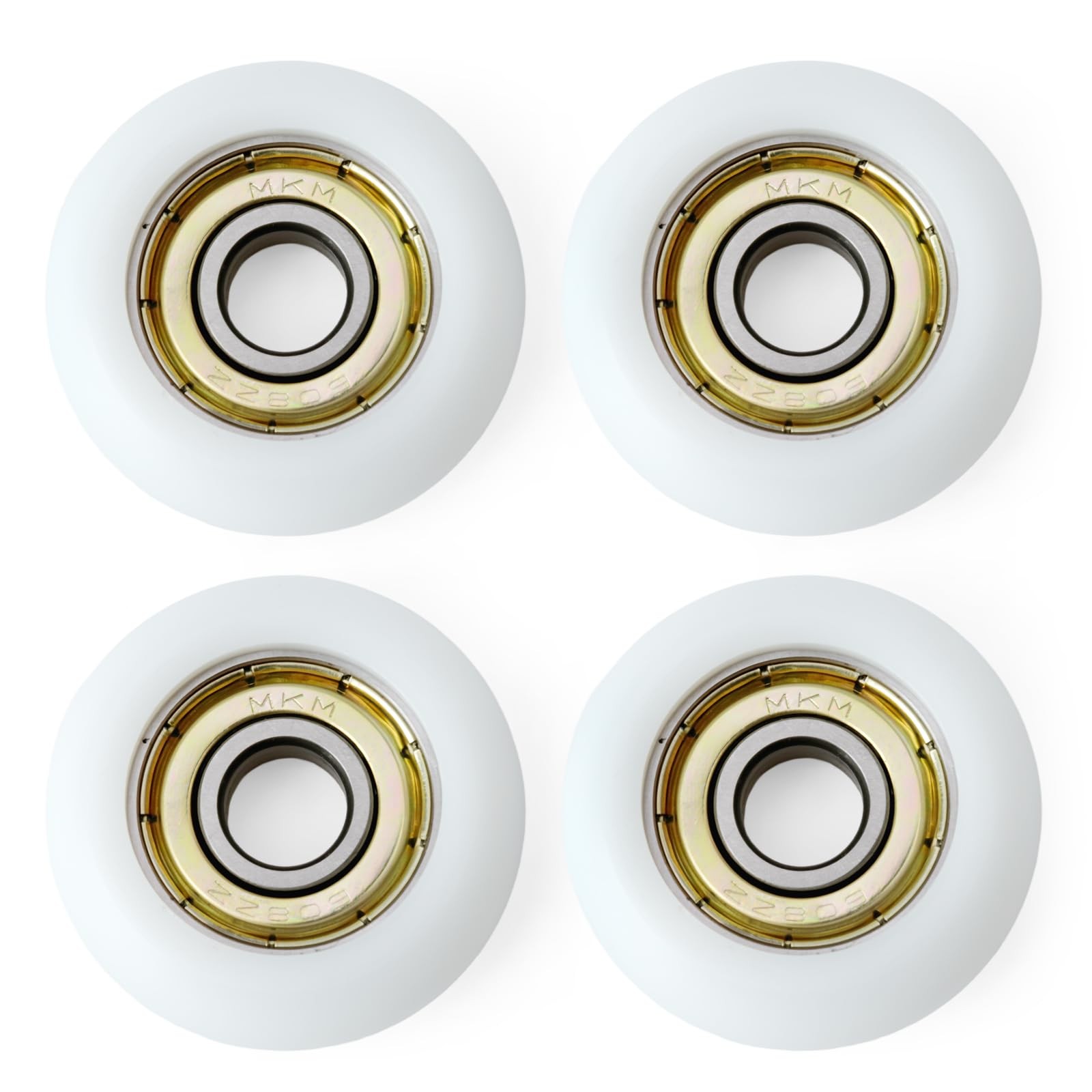 Replacement Roller Wheels for Pilates Reformer Machine  4 Pcs, 8mm Shaft