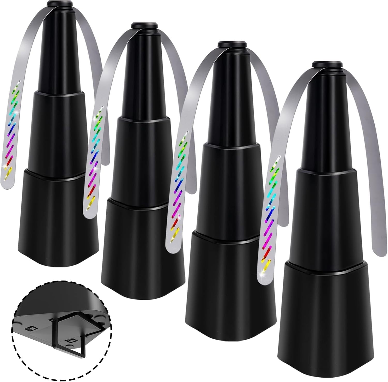 Fly Fans for Tables Pack of 4 Battery Powered
