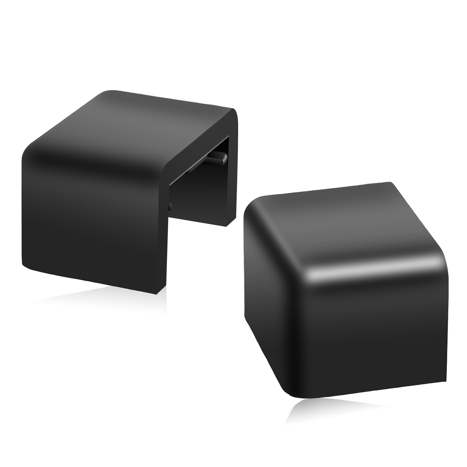 Set of 2 Bumper Hood Rest Bushings Channel Slide on for Peterbilt 357 335 330